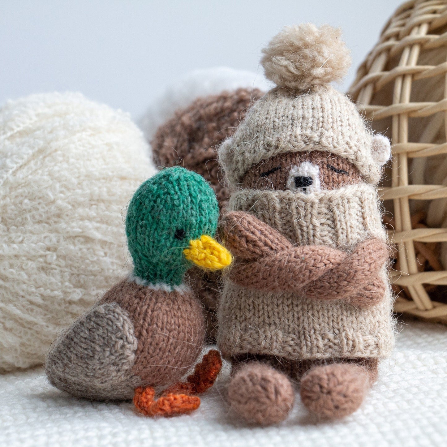 Tiny Wild Duck Knitting Pattern