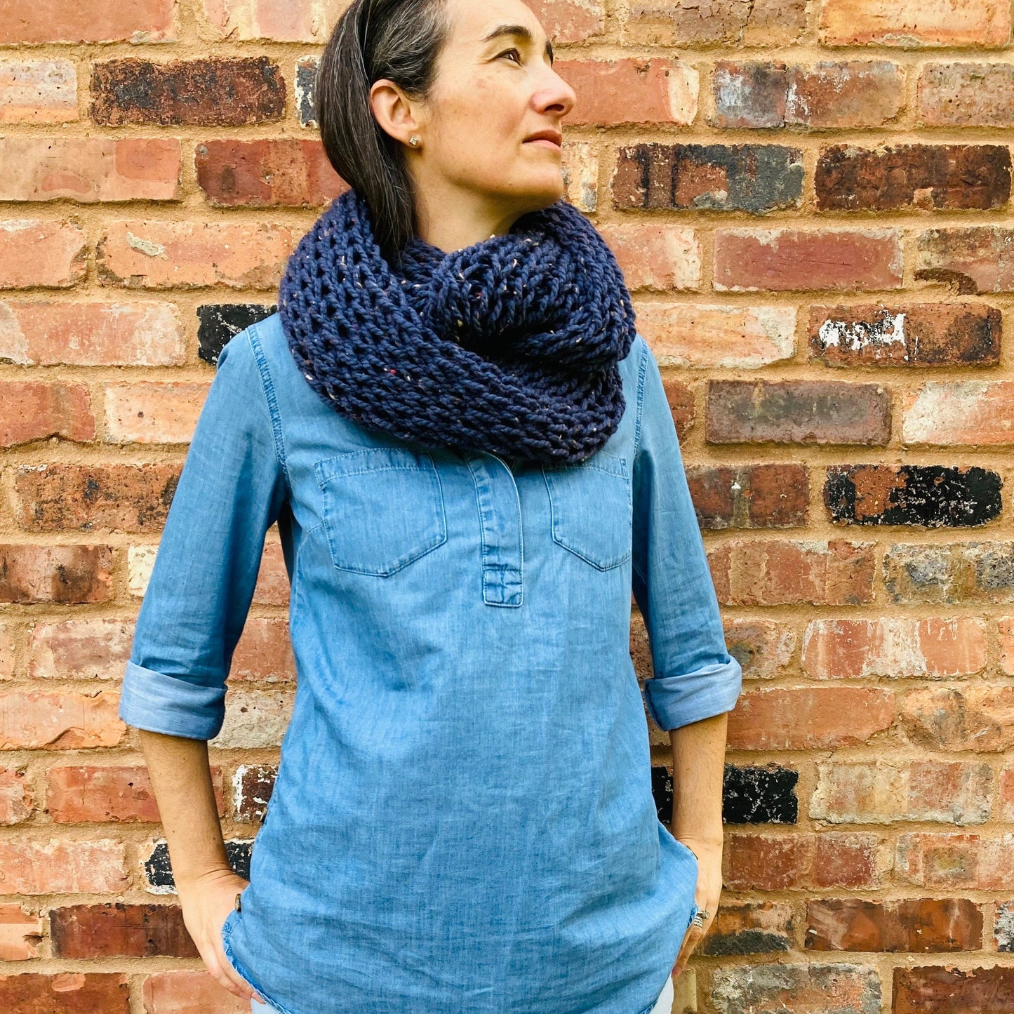 Comfy Chunky Cowl Knitting Pattern