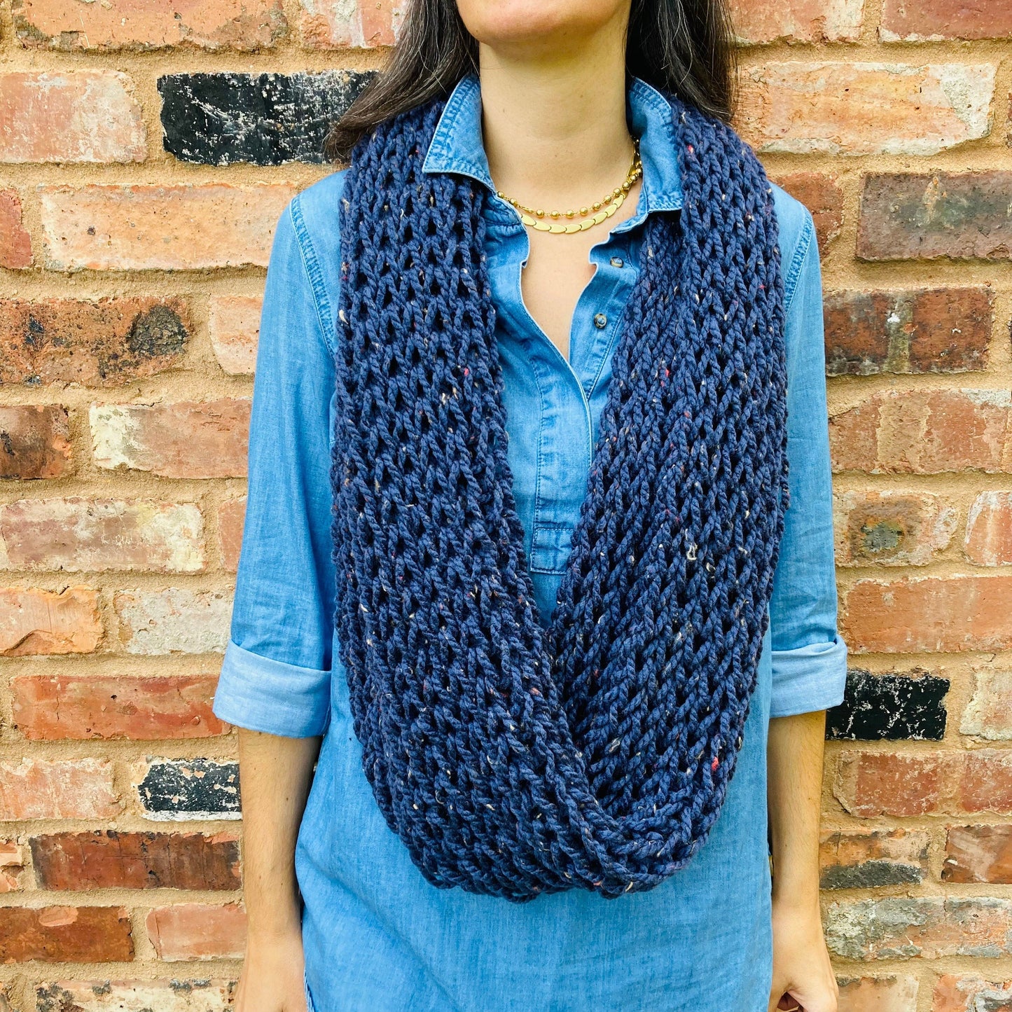 Comfy Chunky Cowl Knitting Pattern