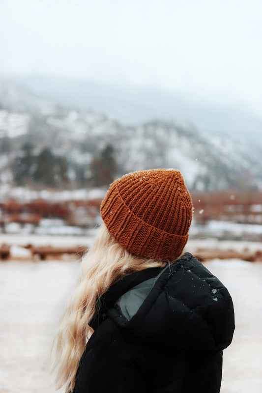 Chic Winter Beanie Knitting Pattern