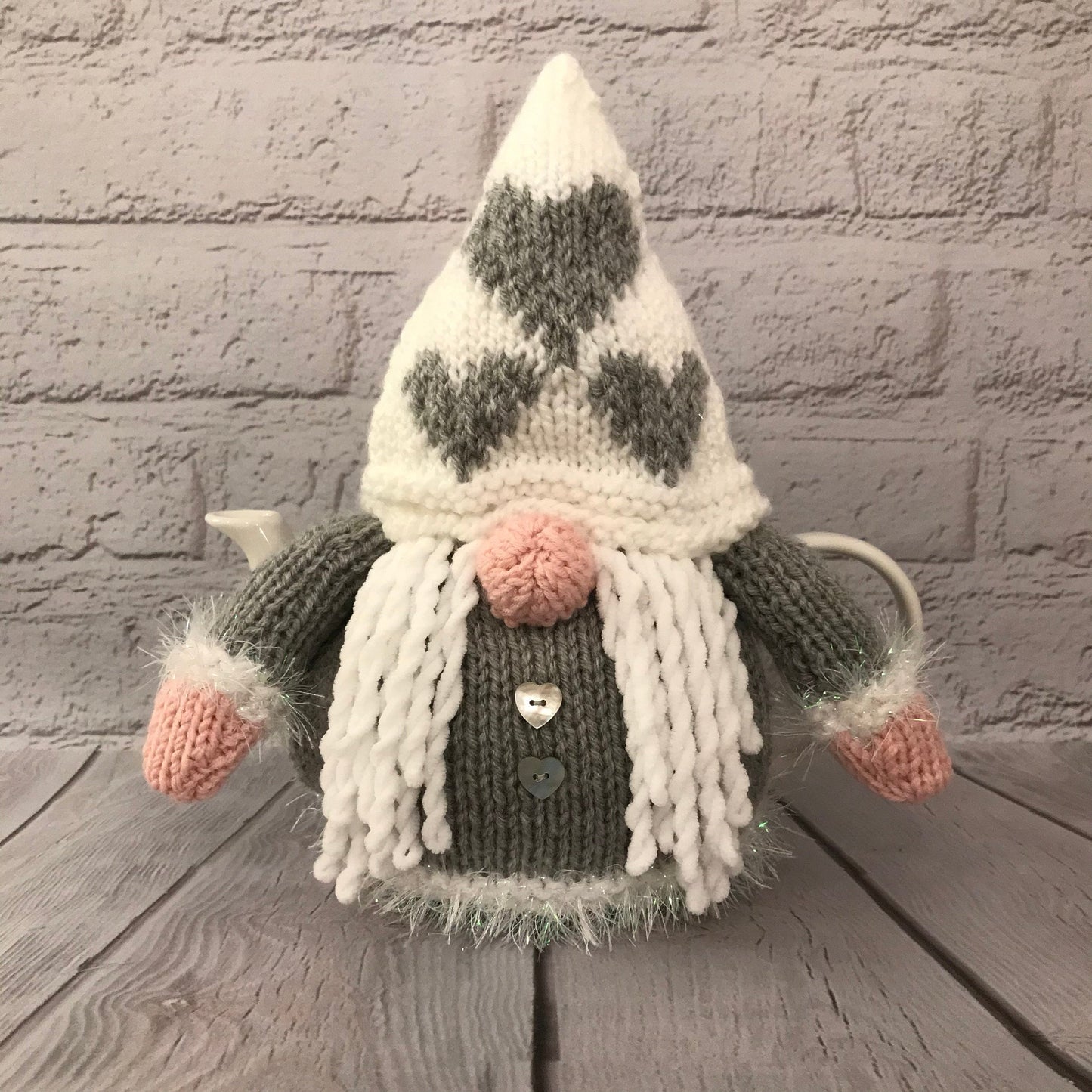Tea Pot Gnome Cosy Knitting Pattern