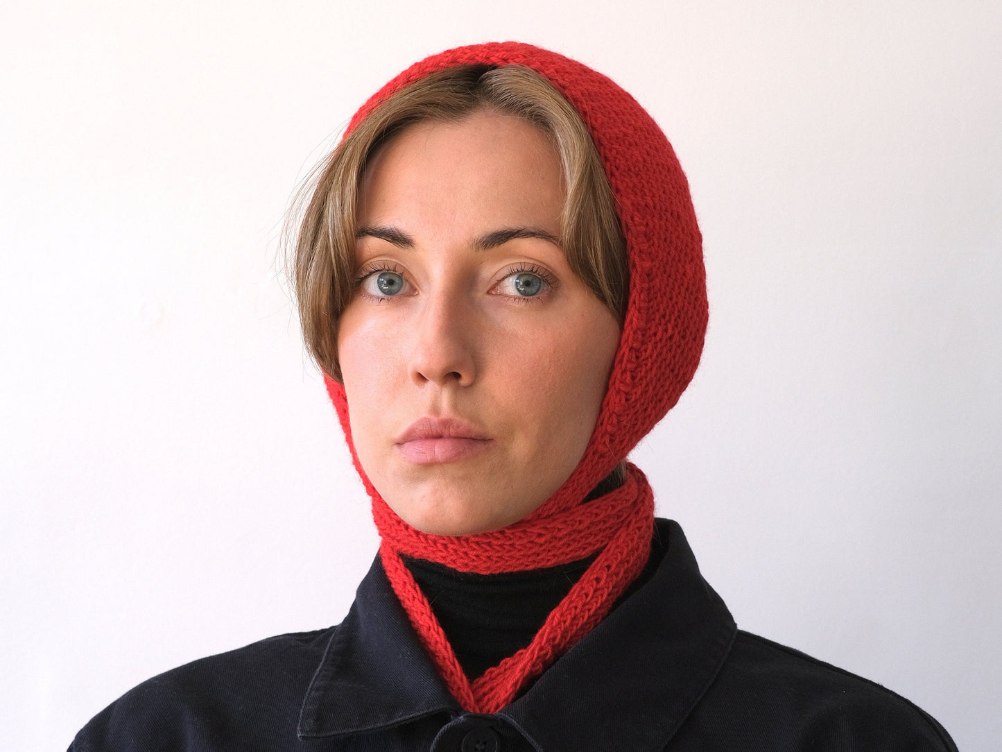 Wrap Around Tie Bonnet Beginner Knitting Pattern