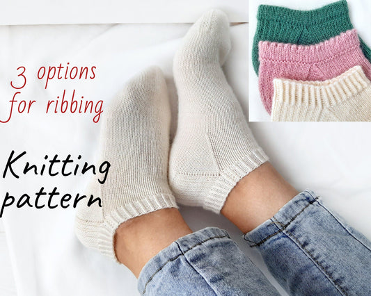 Comfy Ankle Socks Knitting Pattern