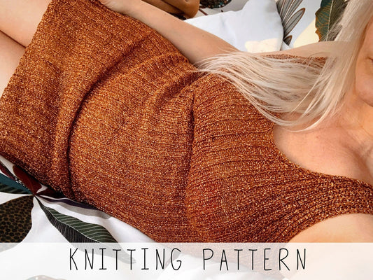 Classic Simple Summer Dress Knitting Pattern