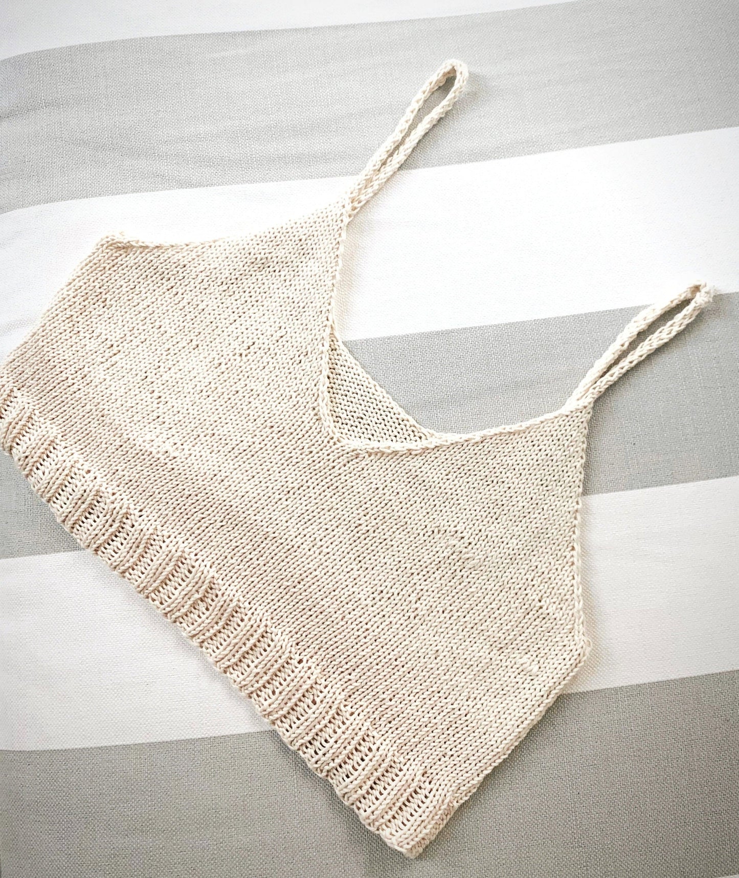 Fashionable Summer Bralette Knitting Pattern