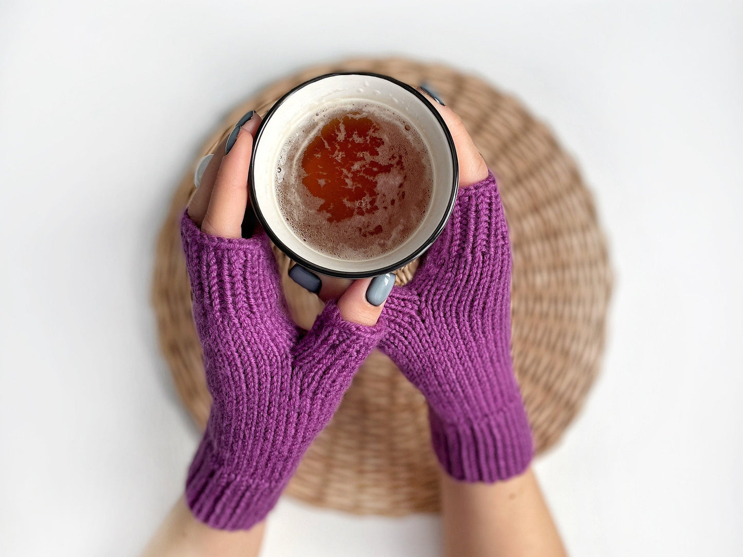 Cozy Fingerless Gloves Knitting Pattern