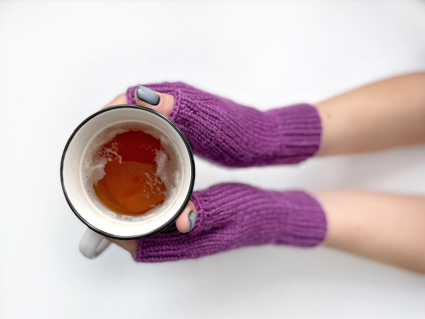 Cozy Fingerless Gloves Knitting Pattern