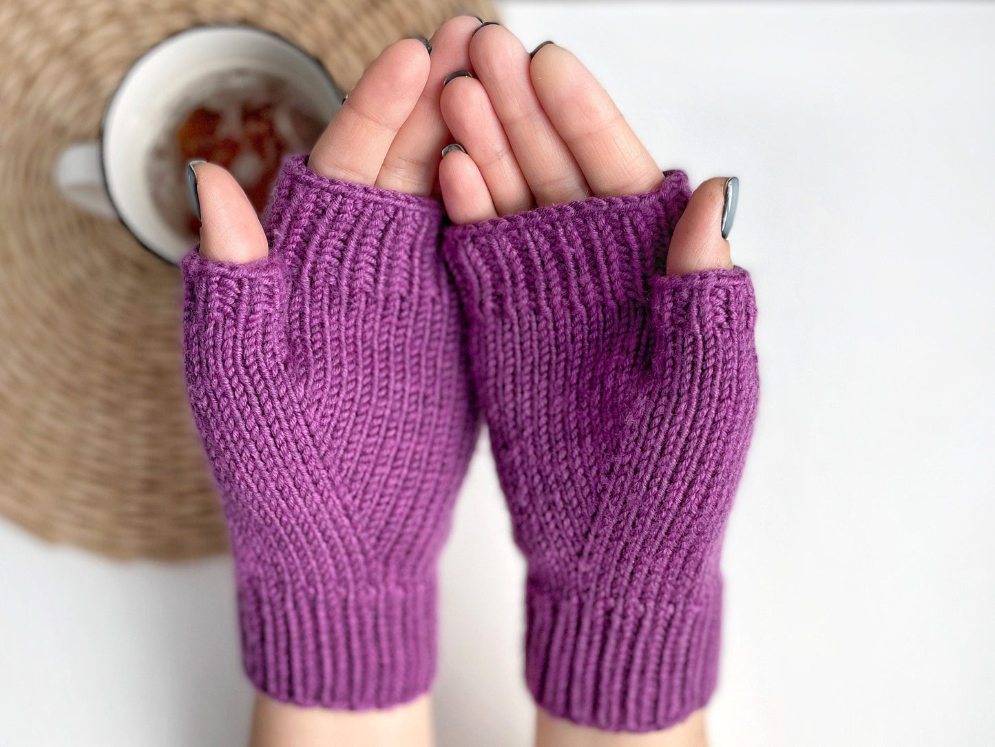 Cozy Fingerless Gloves Knitting Pattern