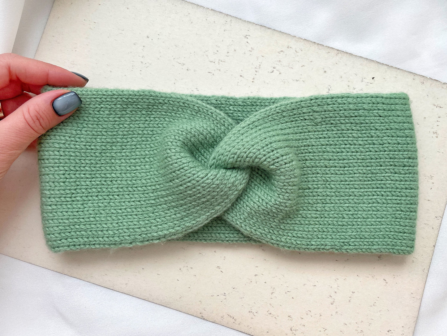 Easy Double Headband Knitting Pattern