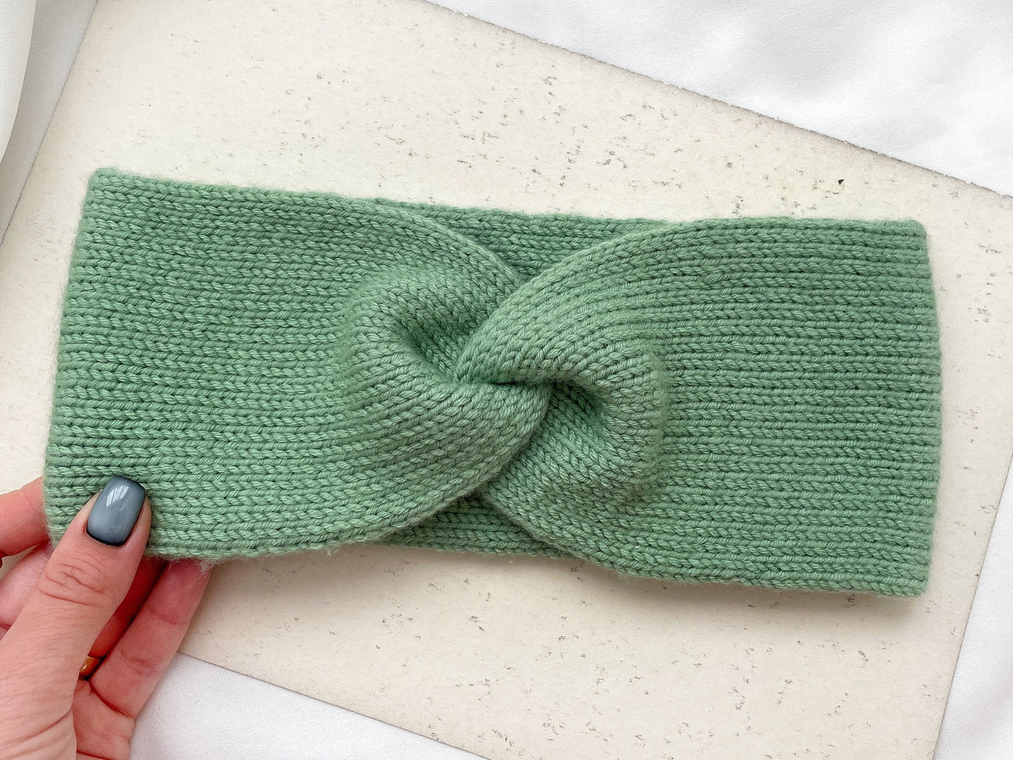 Easy Double Headband Knitting Pattern