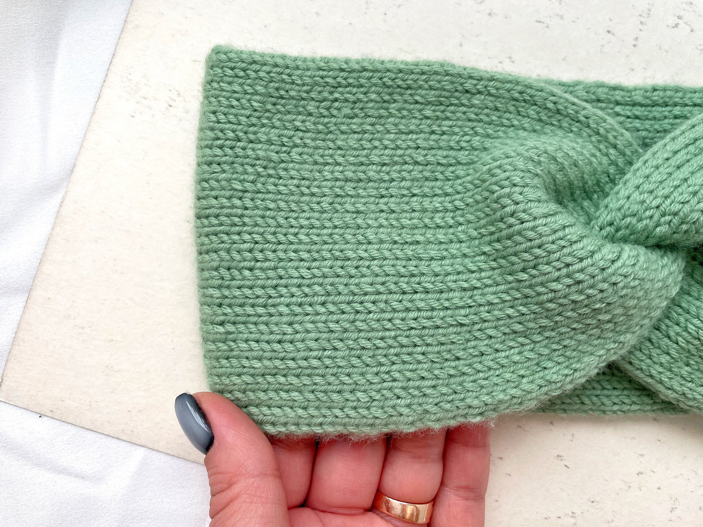 Easy Double Headband Knitting Pattern