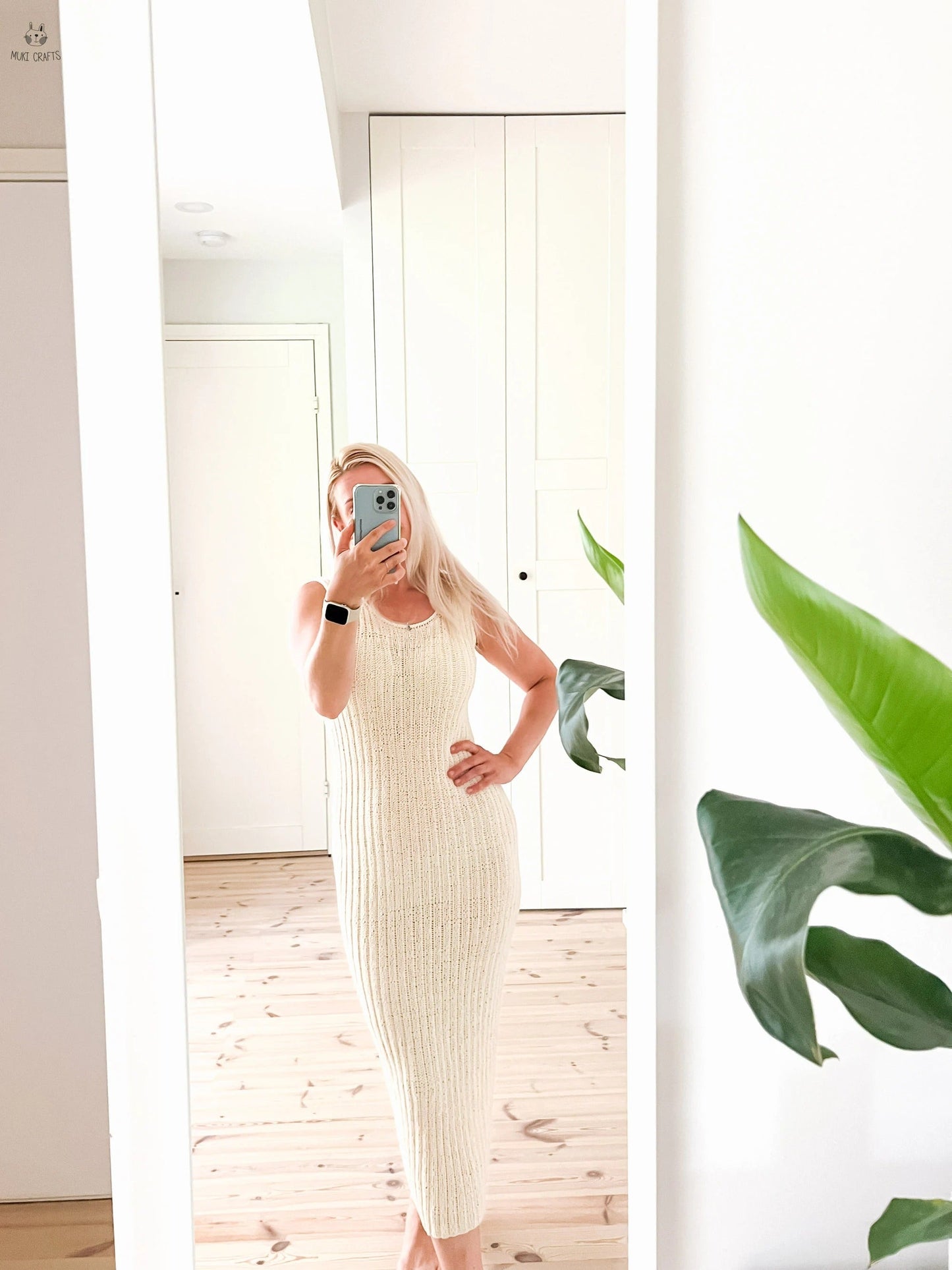 Bodycon Summer Night Dress Knitting Pattern