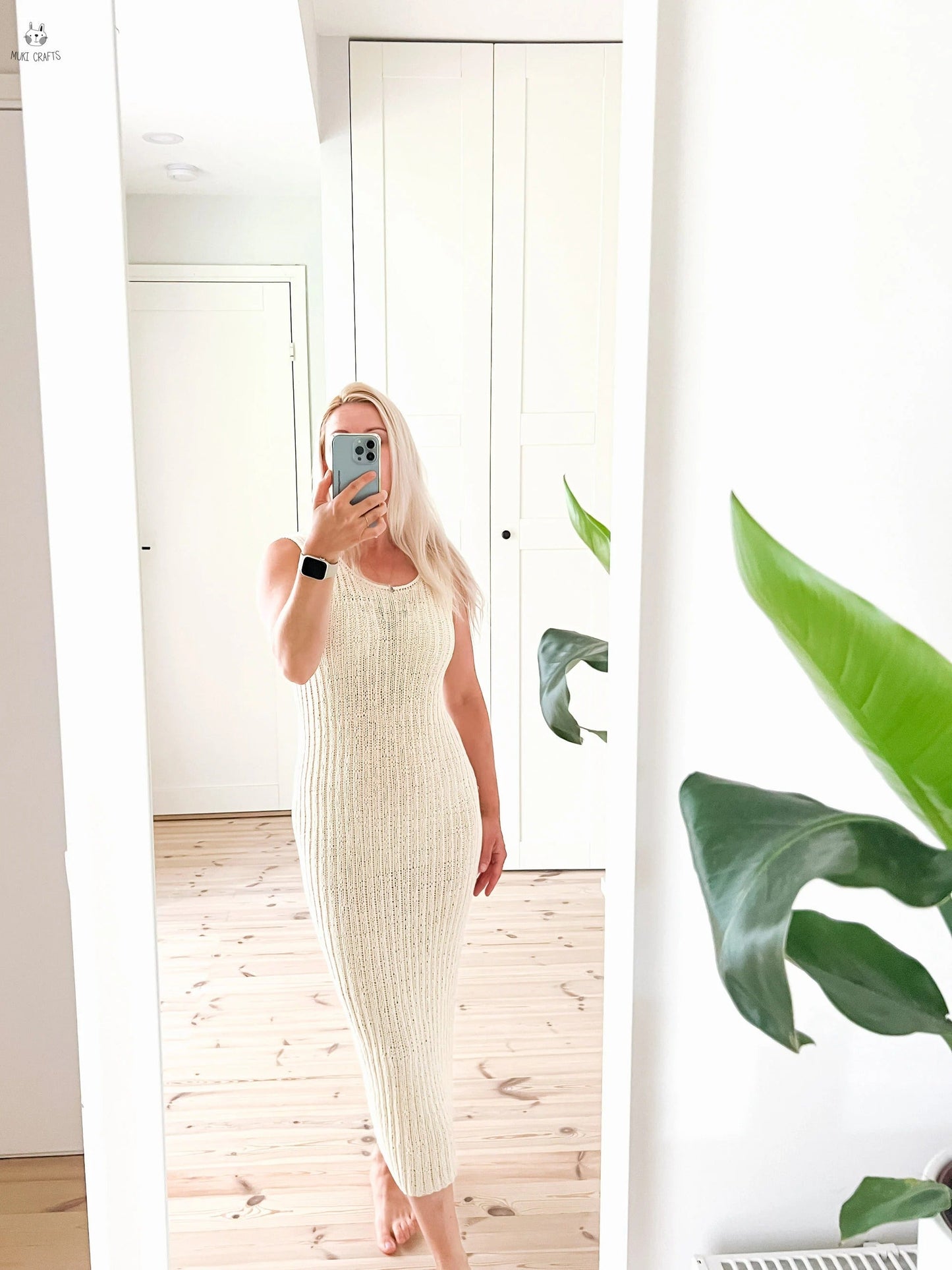 Bodycon Summer Night Dress Knitting Pattern
