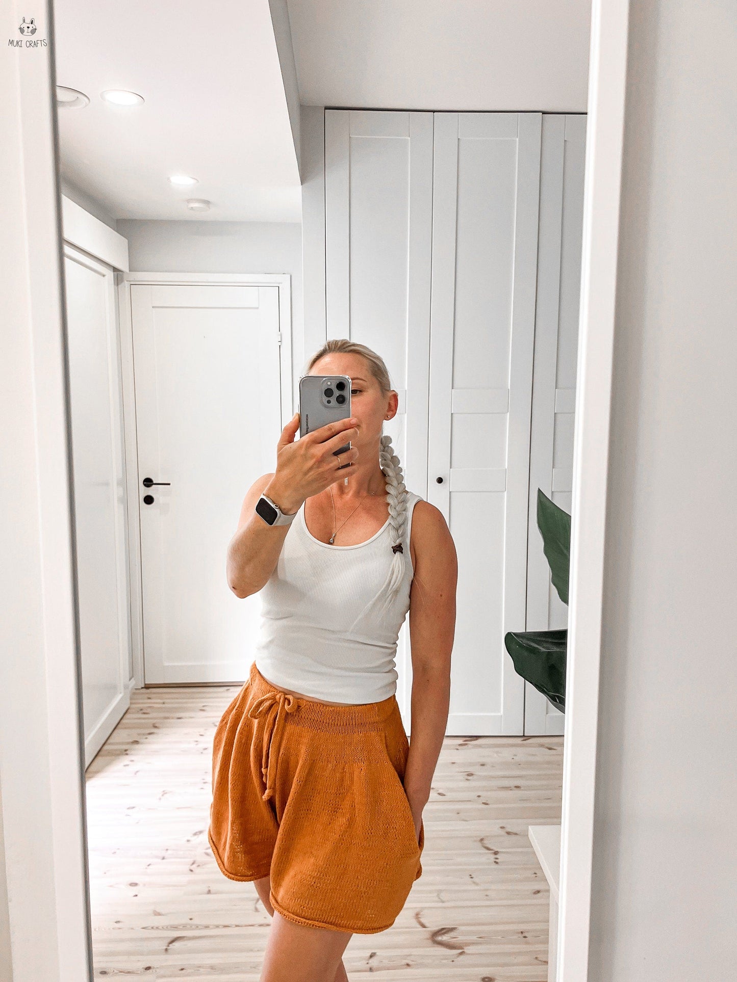 Comfy Summer Shorts Knitting Pattern