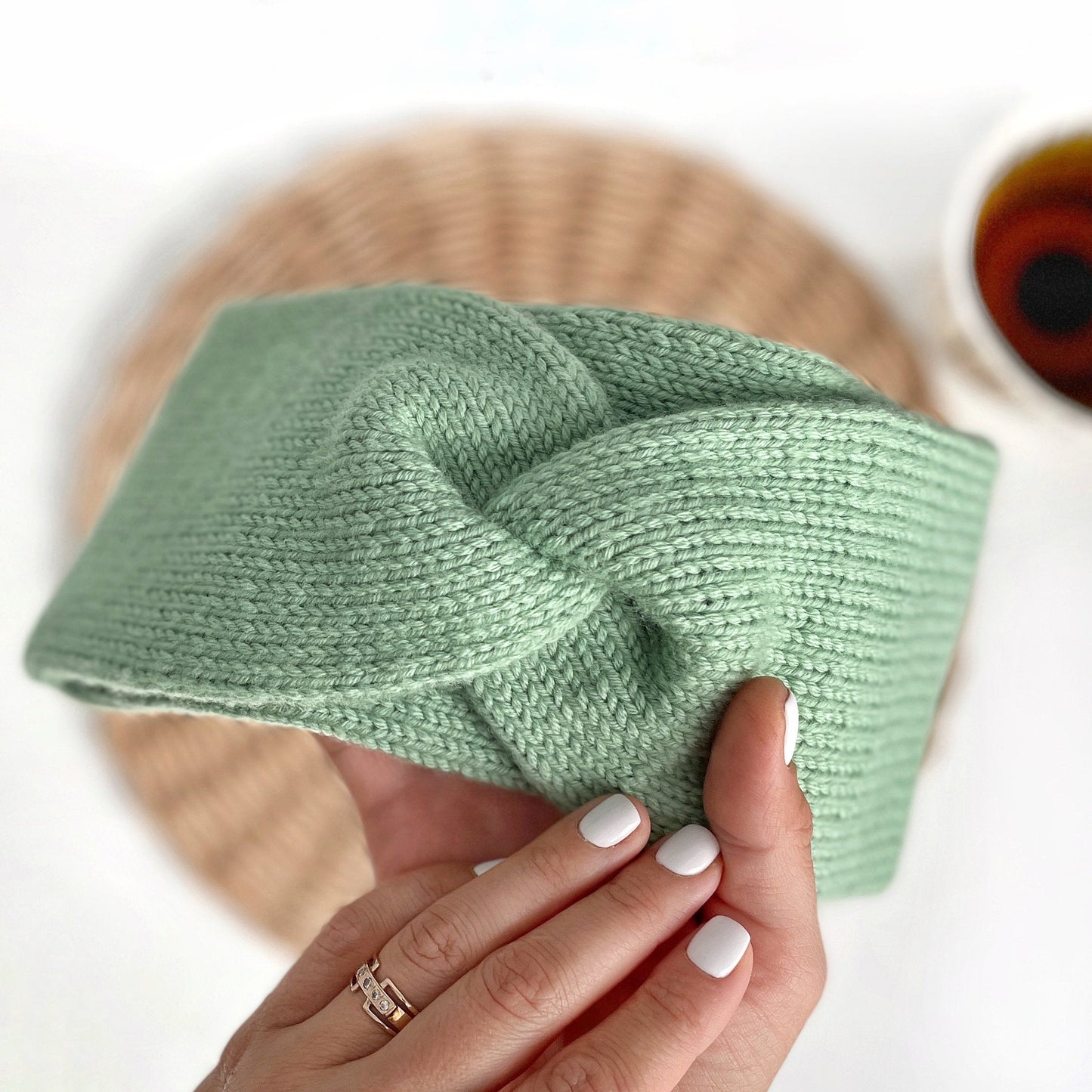 Easy Double Headband Knitting Pattern