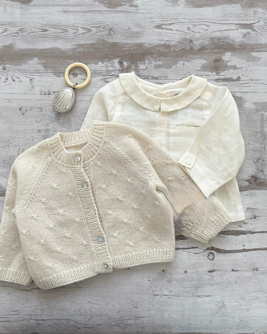 Classy Baby Sweater Cardigan Knitting Pattern