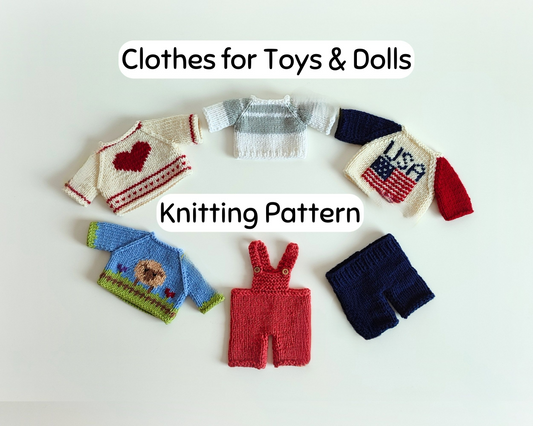 Cute Toy Clothes Knitting Pattern