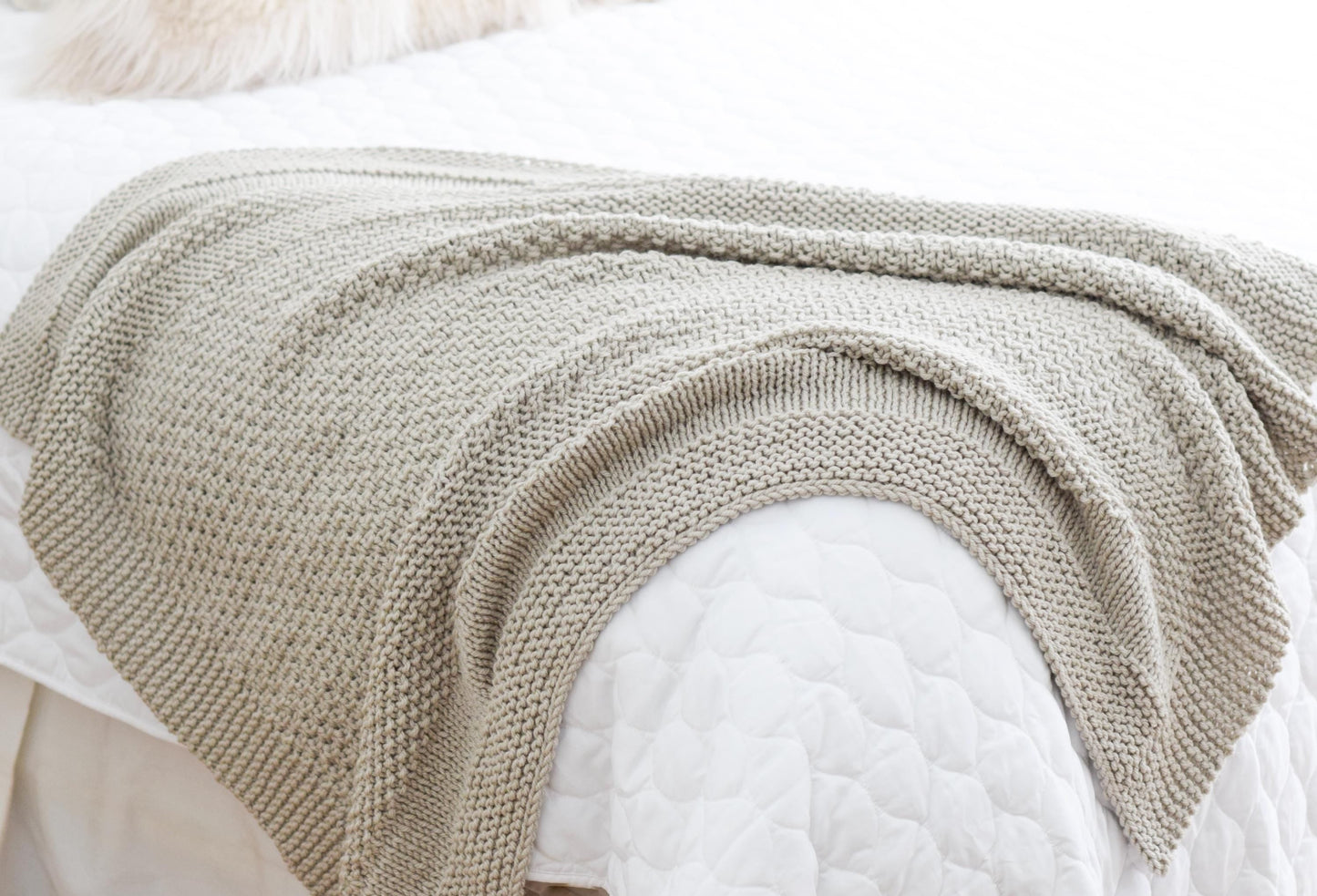 Comfy Blanket Heirloom Knitting Pattern