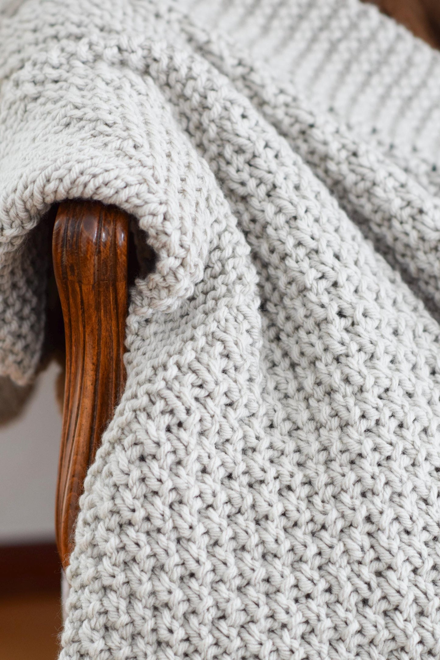 Comfy Blanket Heirloom Knitting Pattern