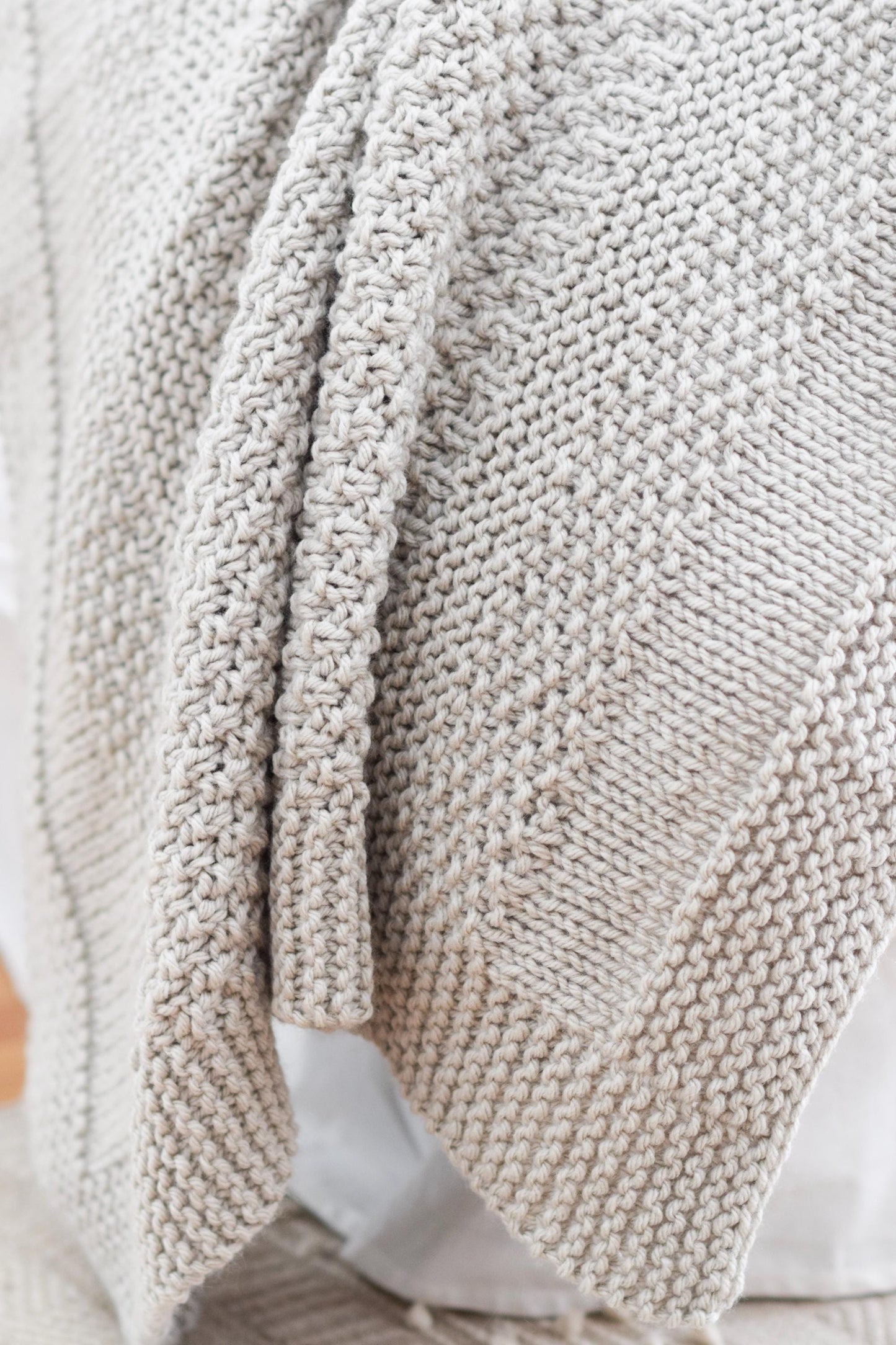 Comfy Blanket Heirloom Knitting Pattern