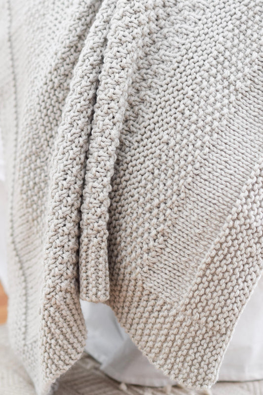 Comfy Blanket Heirloom Knitting Pattern