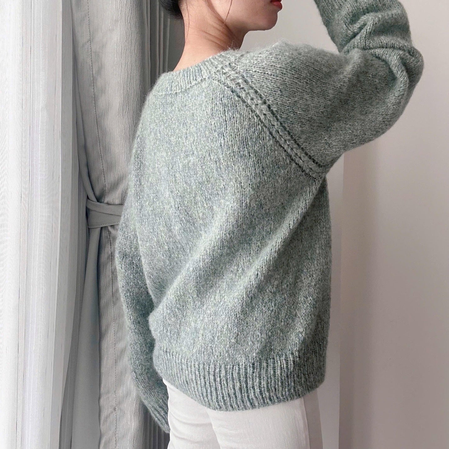 Basic Pullover Sweater Knitting Pattern