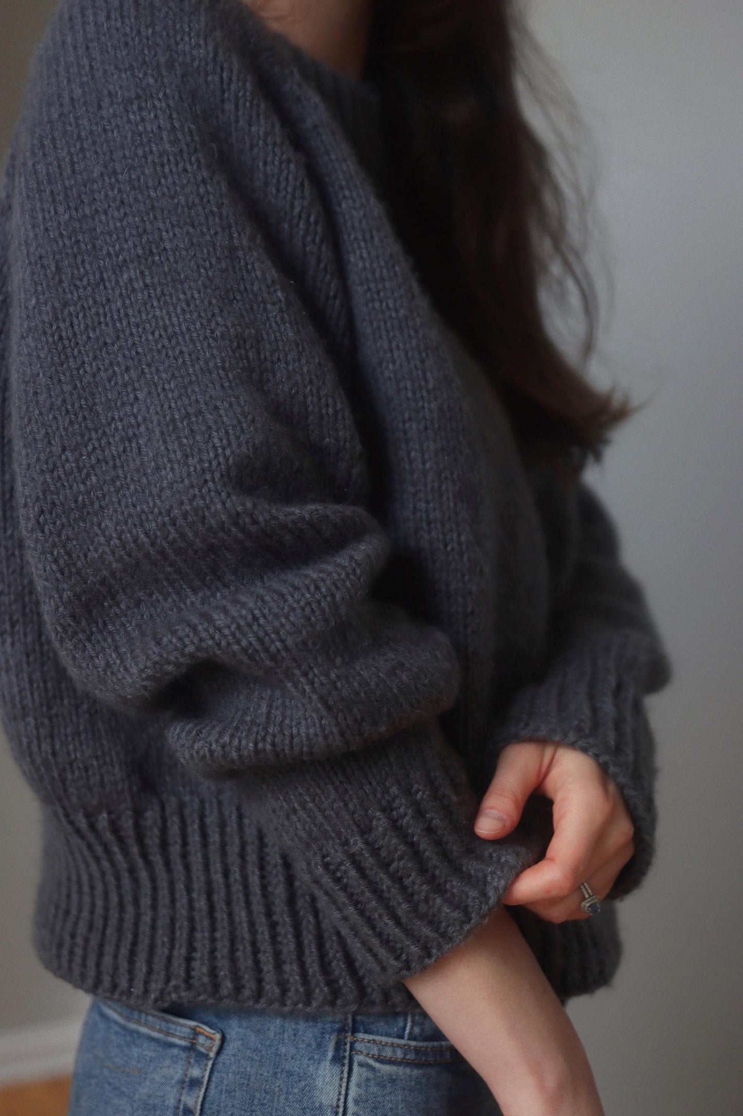 Rugged Cozy Sweater Knitting Pattern