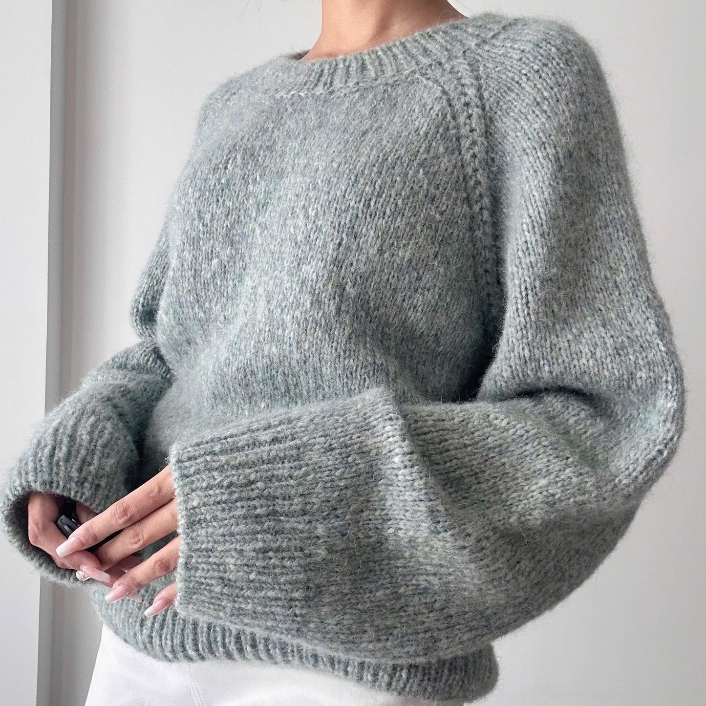 Basic Pullover Sweater Knitting Pattern