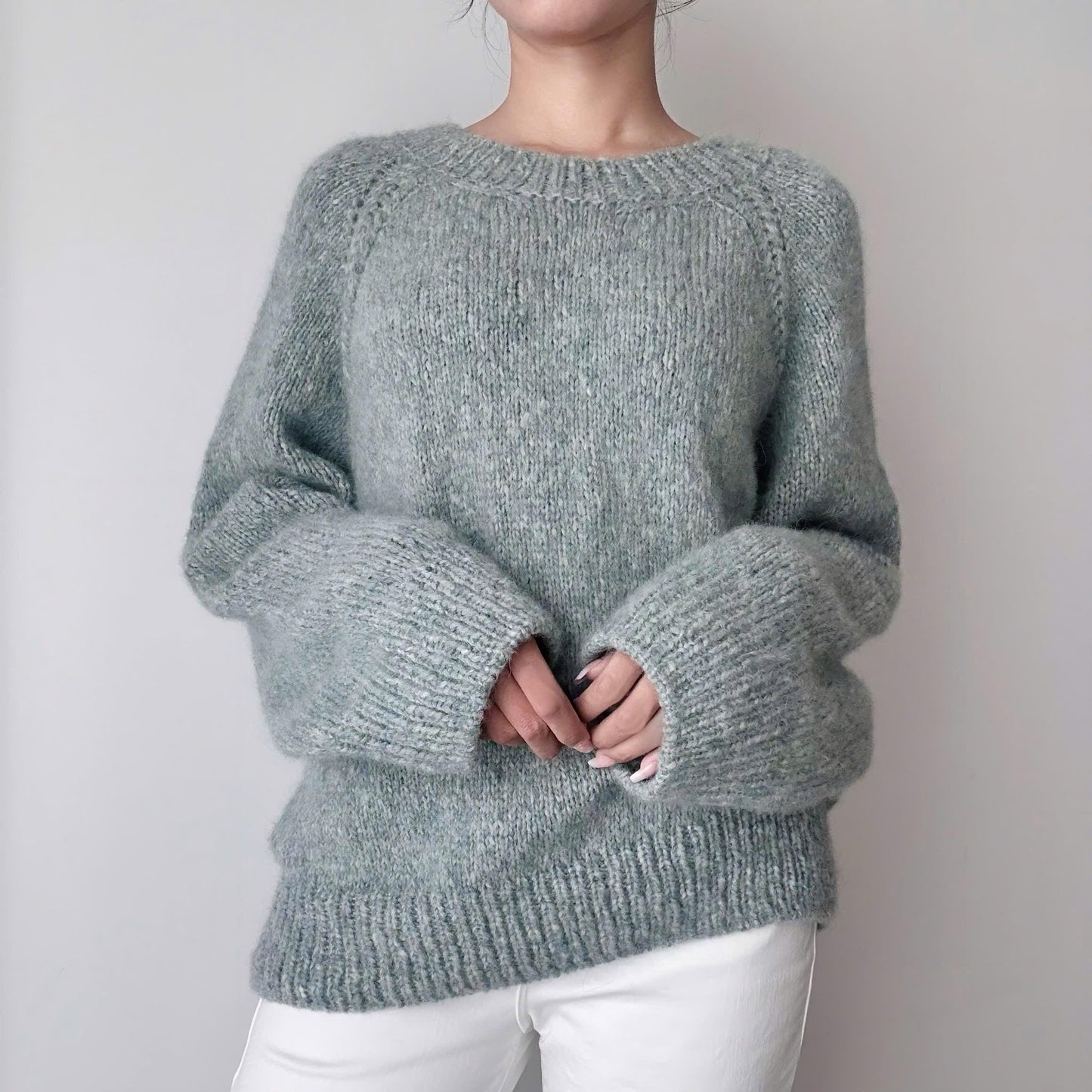 Basic Pullover Sweater Knitting Pattern