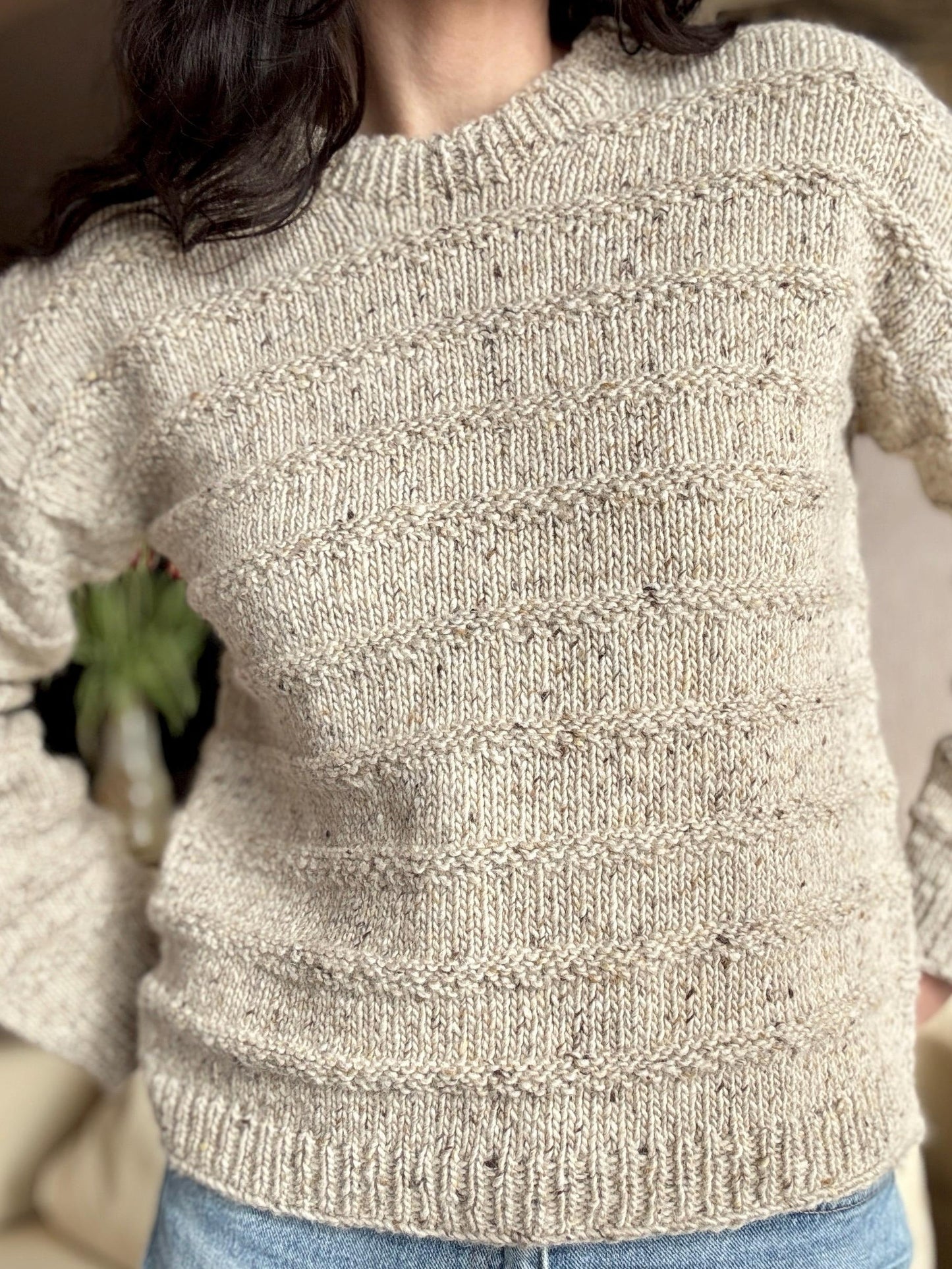 Laidback Comfy Sweater Knitting Pattern