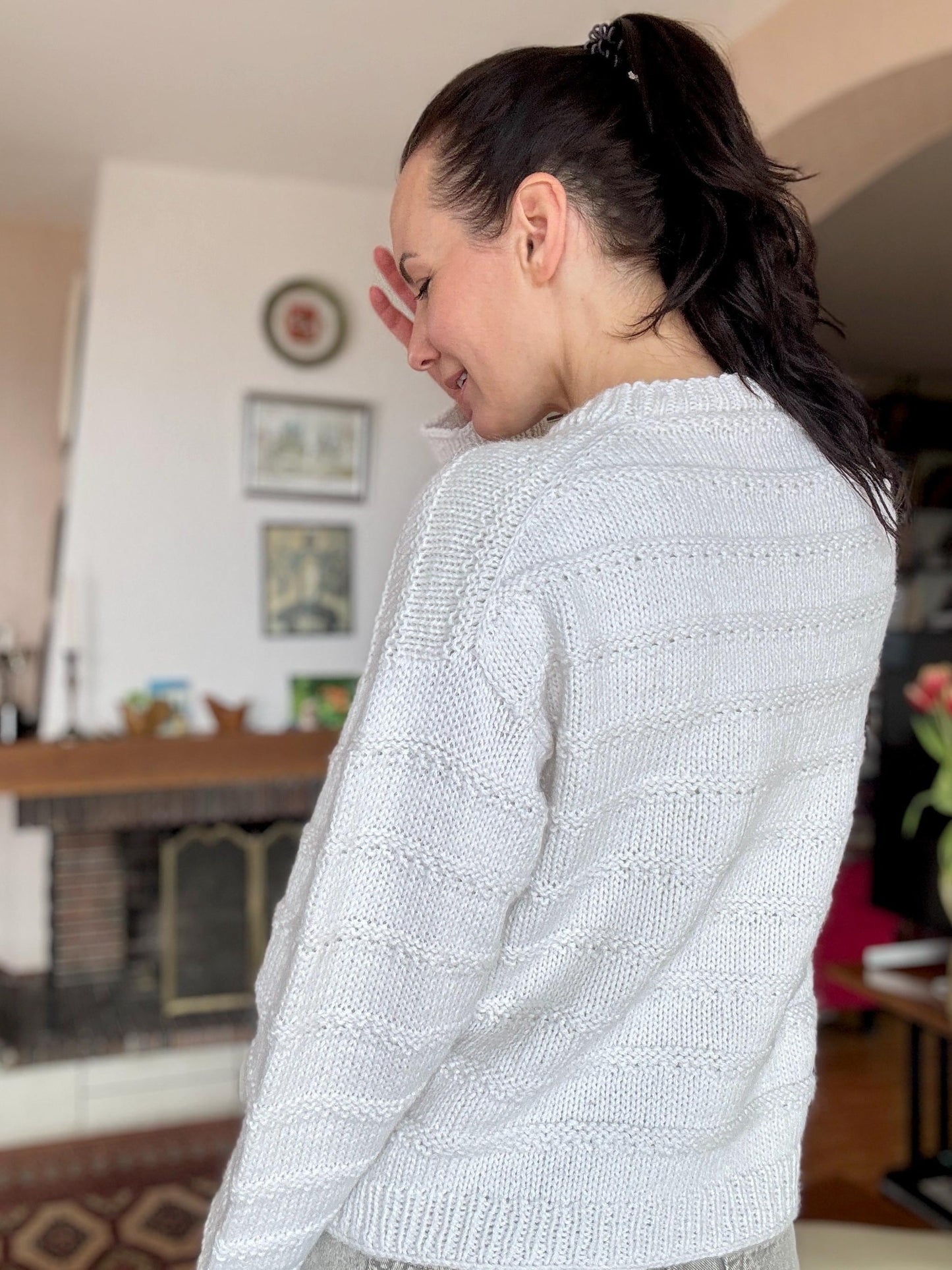 Laidback Comfy Sweater Knitting Pattern