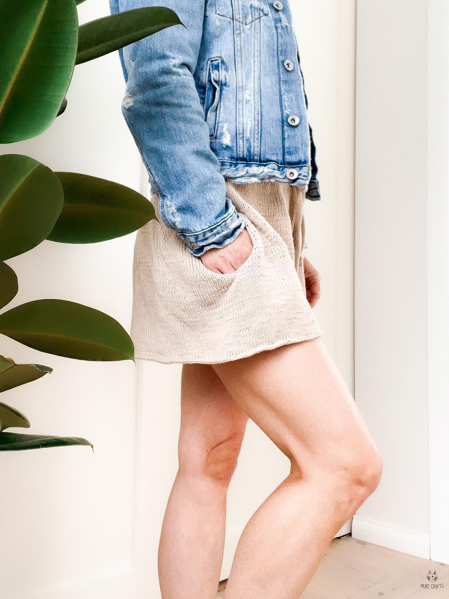 Comfy Summer Shorts Knitting Pattern