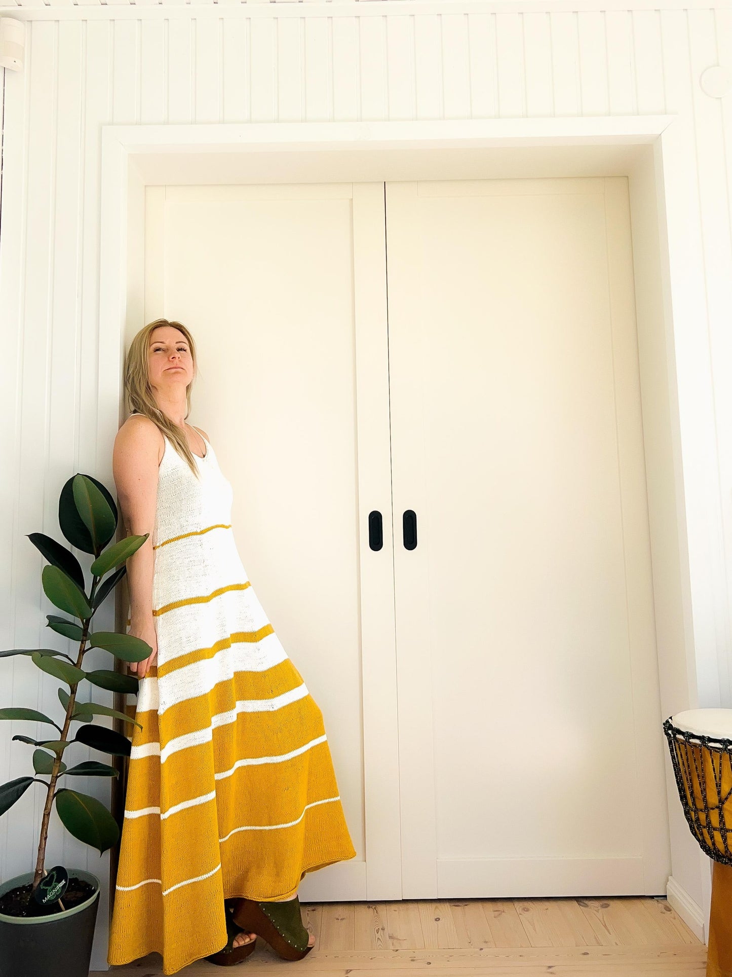 Comfy Long Summer Dress Knitting Pattern