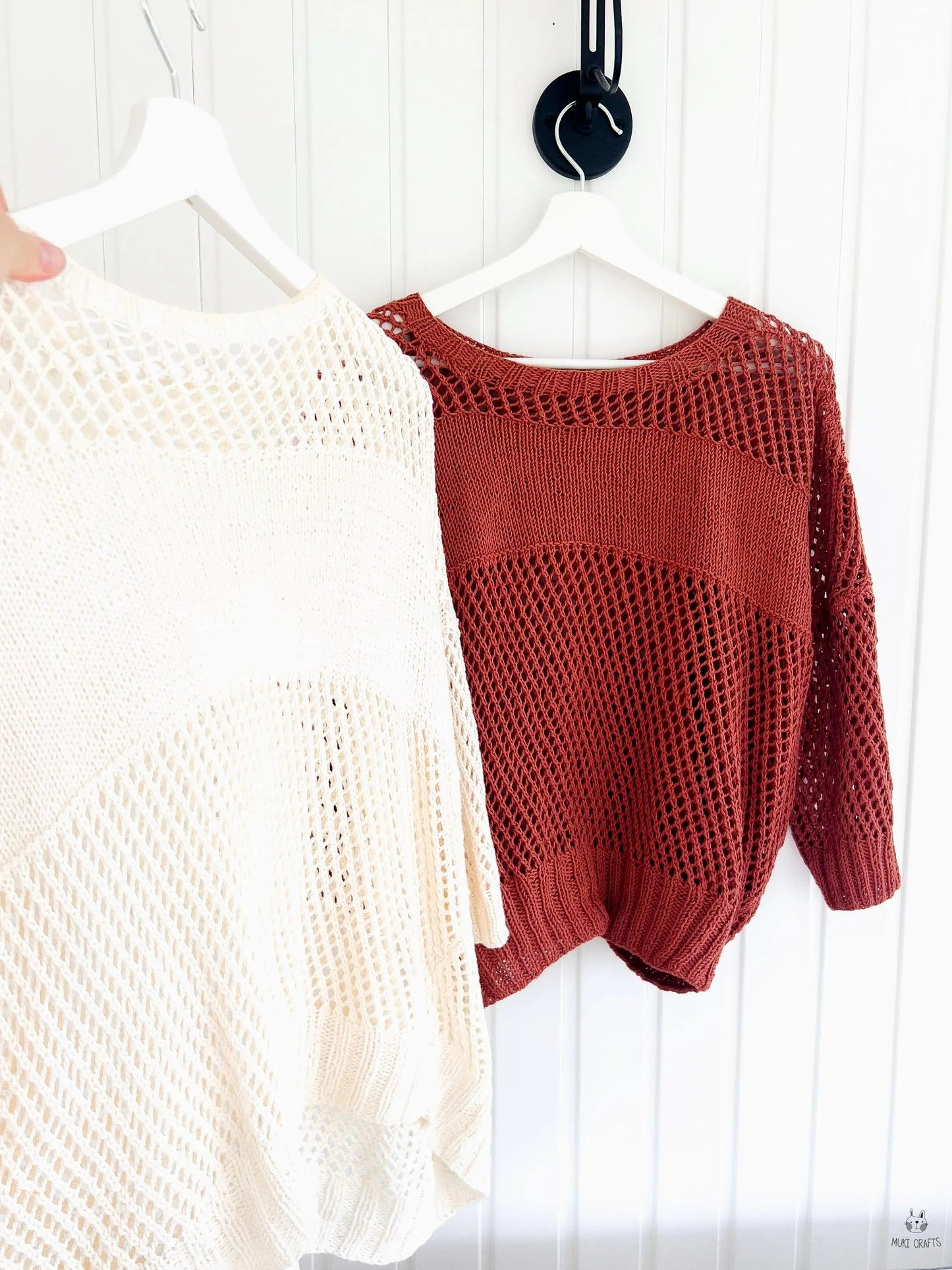 Mesh Beach Cardigan Knitting Pattern