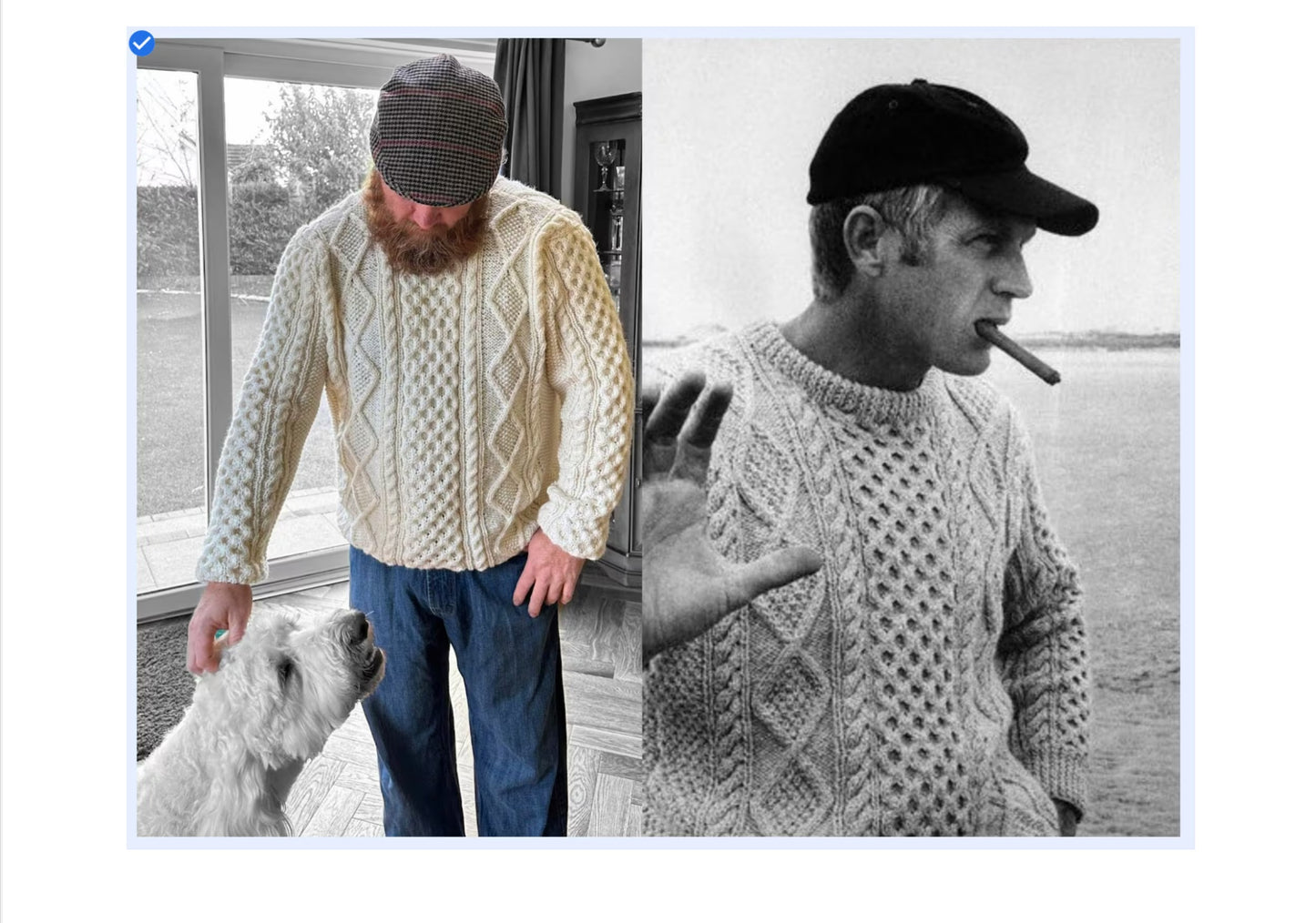 Dawson Classic Patterned Pullover Knitting Pattern