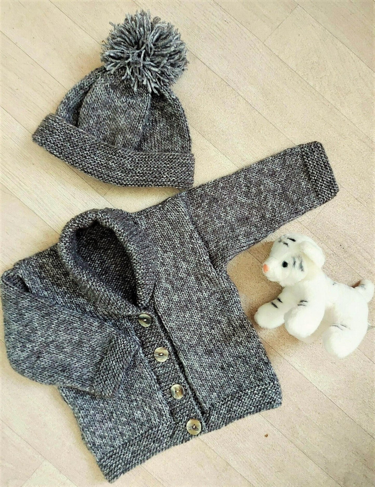 Soft Everyday Child Layering Jacket Knitting Pattern