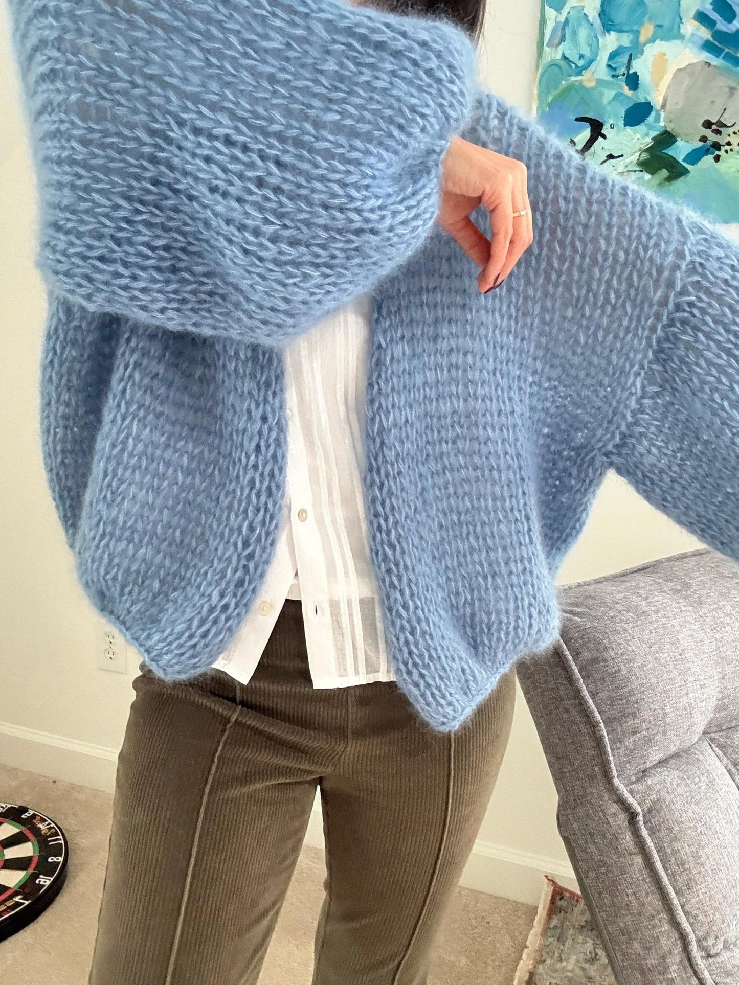 Luxe Loft Cardigan Knitting Pattern