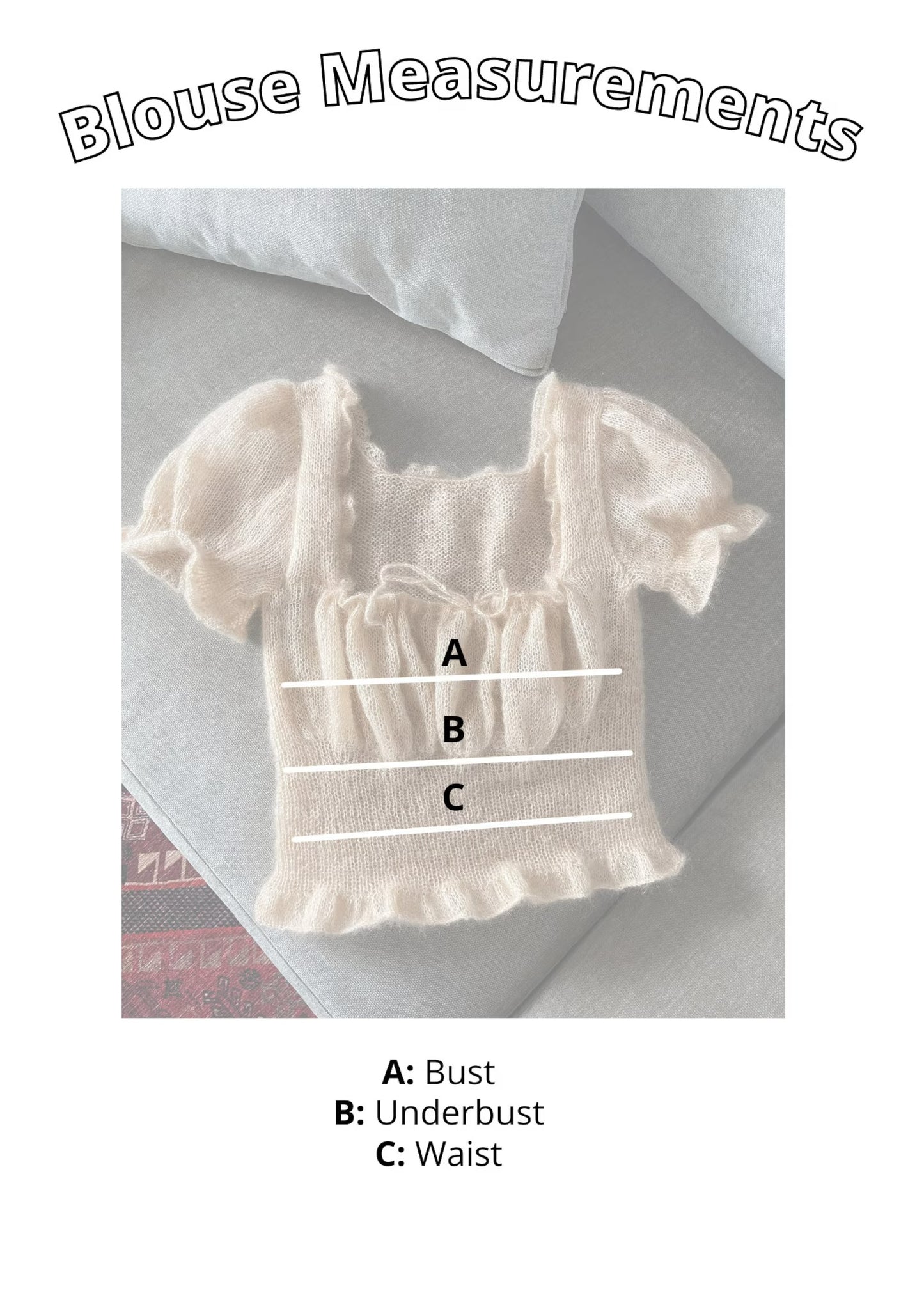 Romantic Mohair Peasant Blouse Knitting Pattern