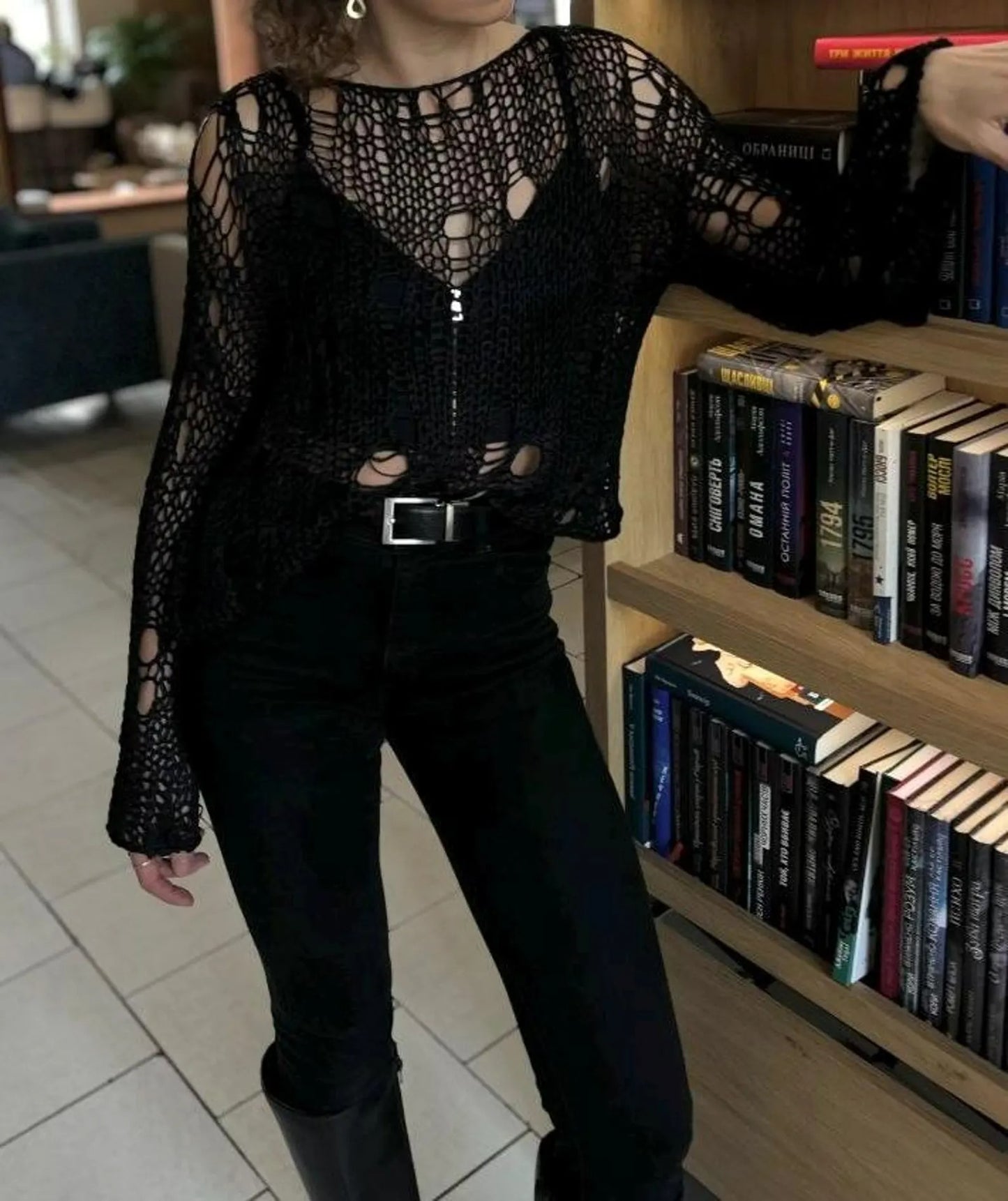 Kira Tattered Top Knitting Pattern