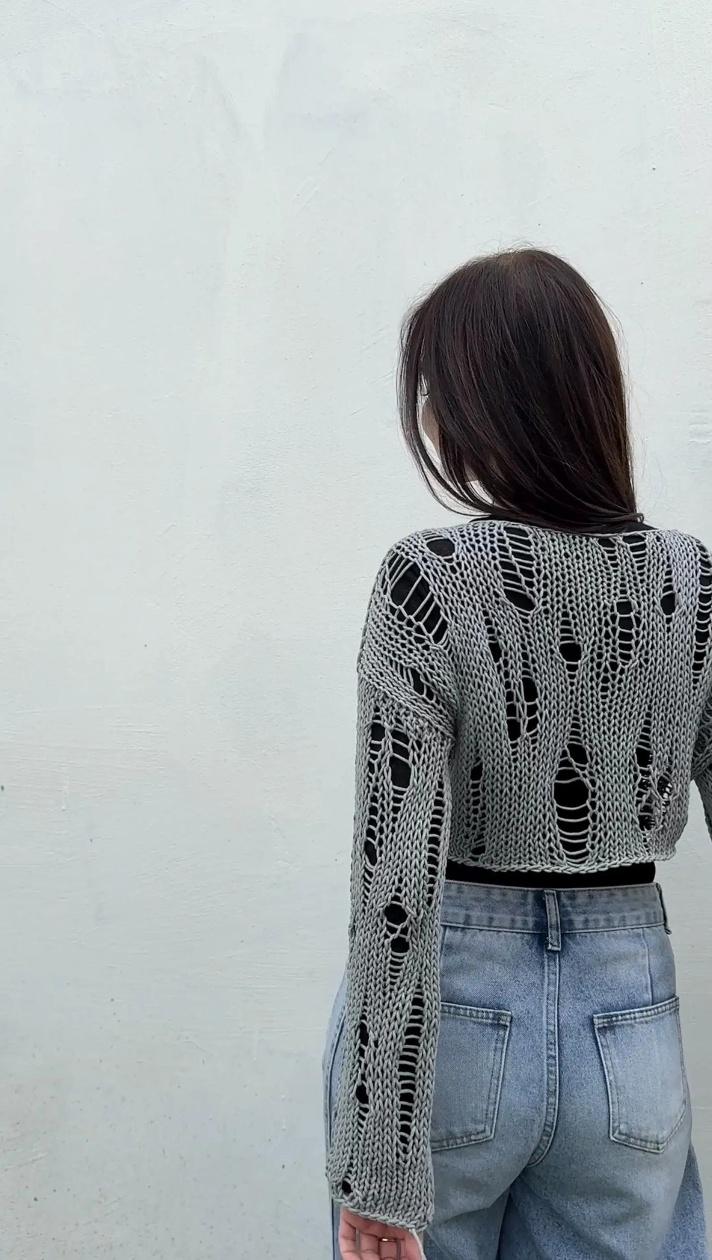 Kira Tattered Top Knitting Pattern