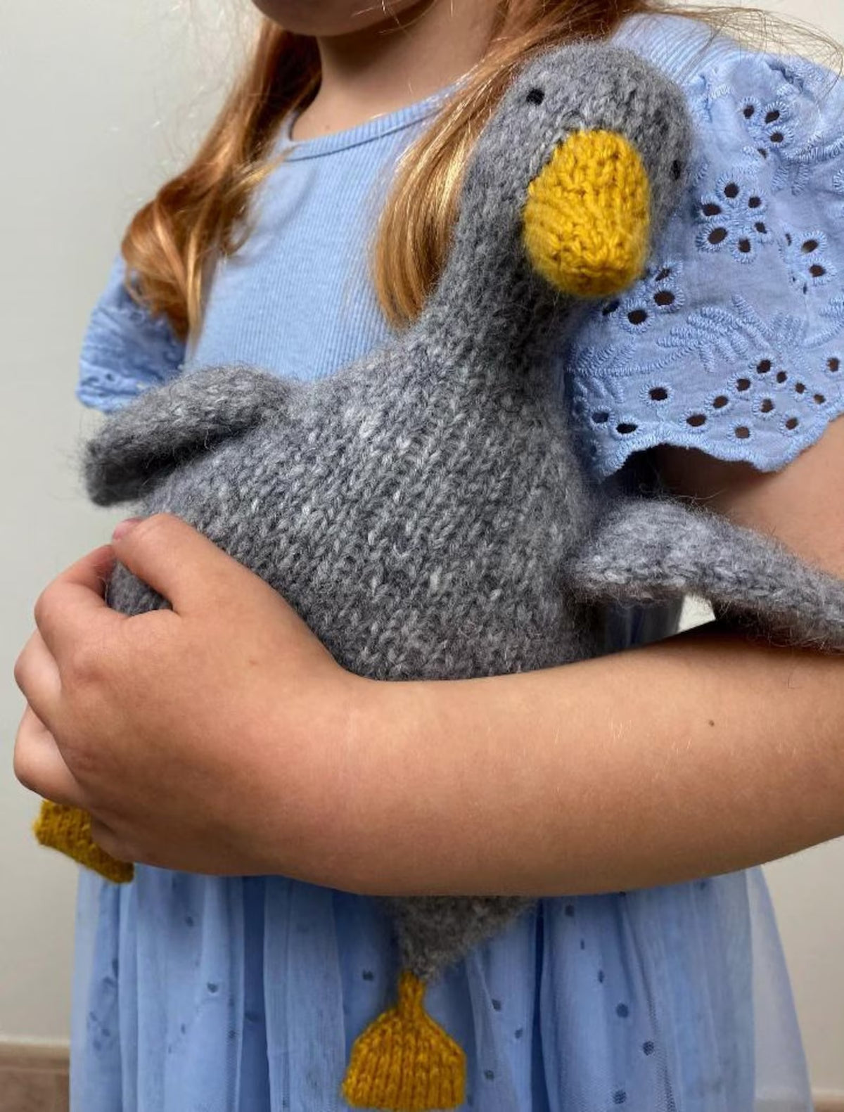 Charming Garden Goose Knitting Pattern