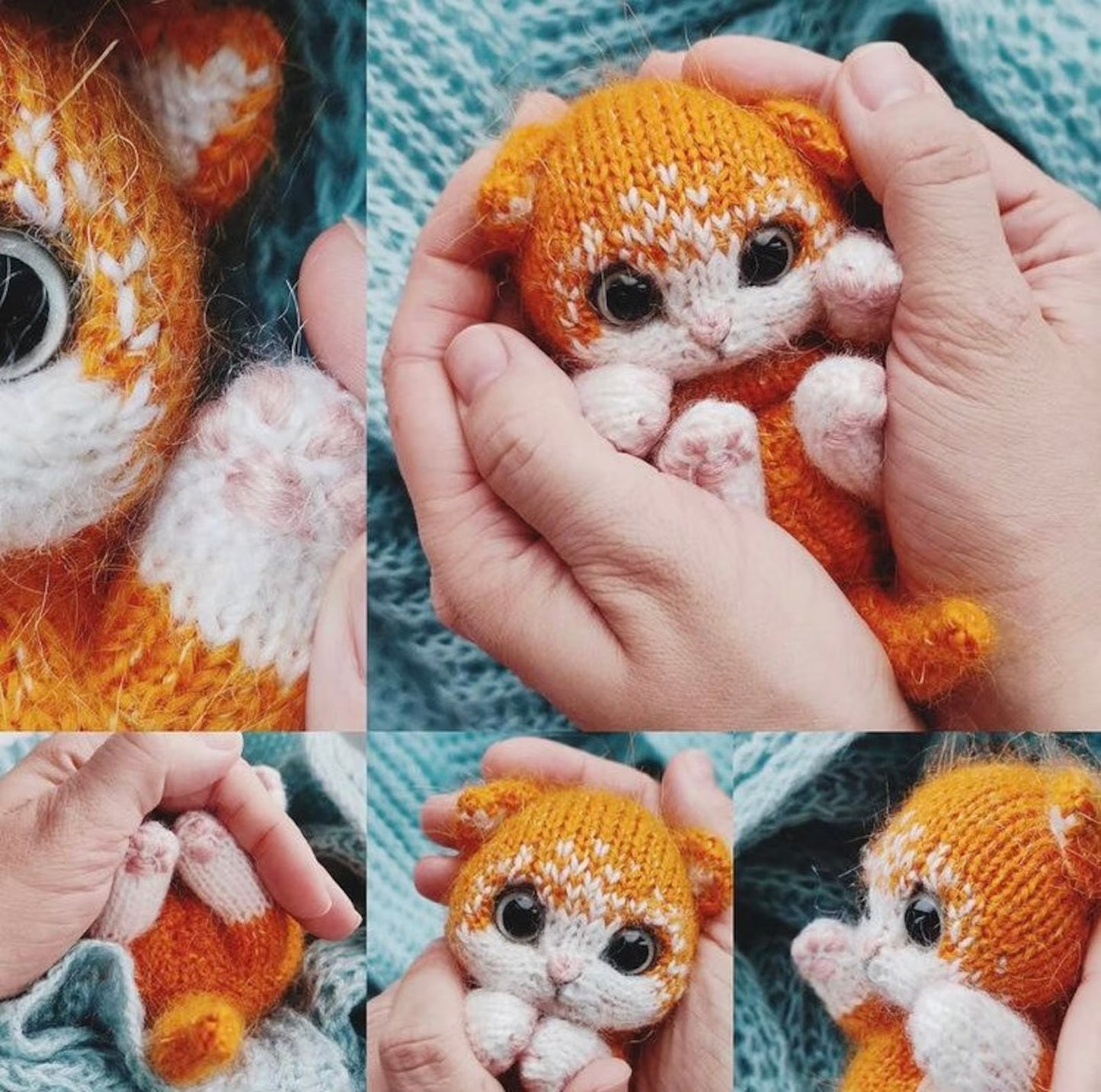 Playful Tiny Feline Toy Knitting Pattern