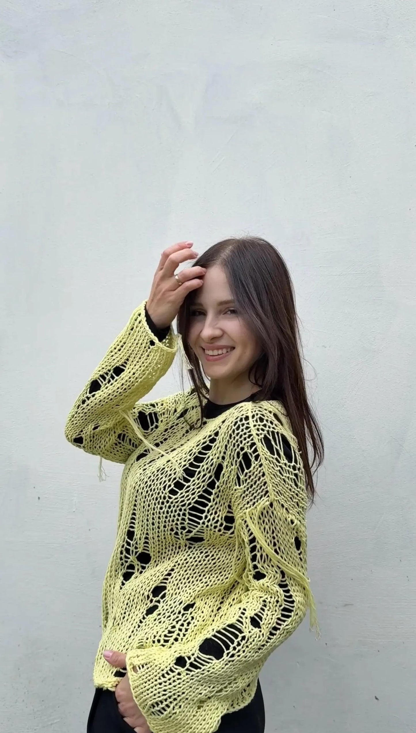 Kira Tattered Top Knitting Pattern
