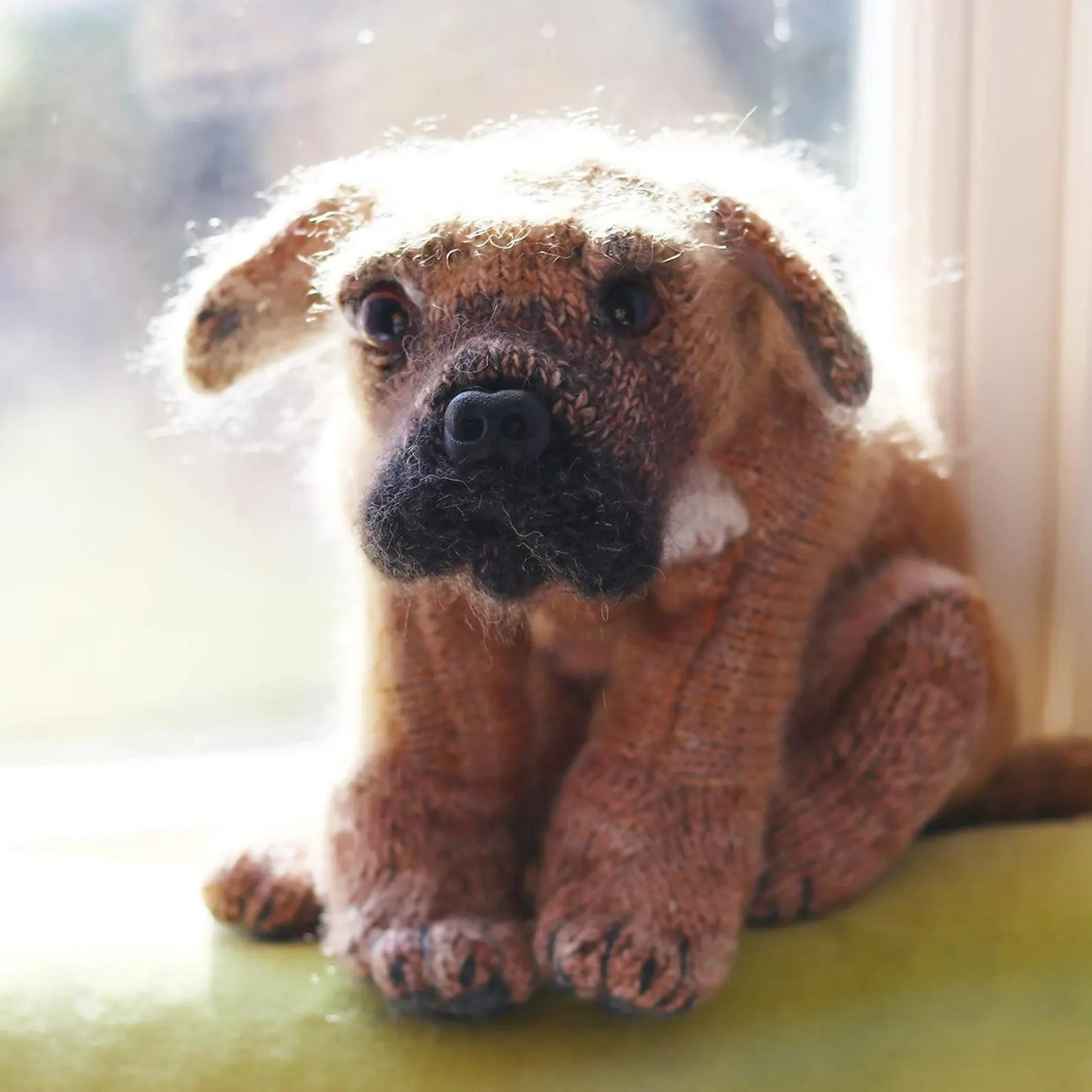 Gentle Guardian Dog Knitting Pattern