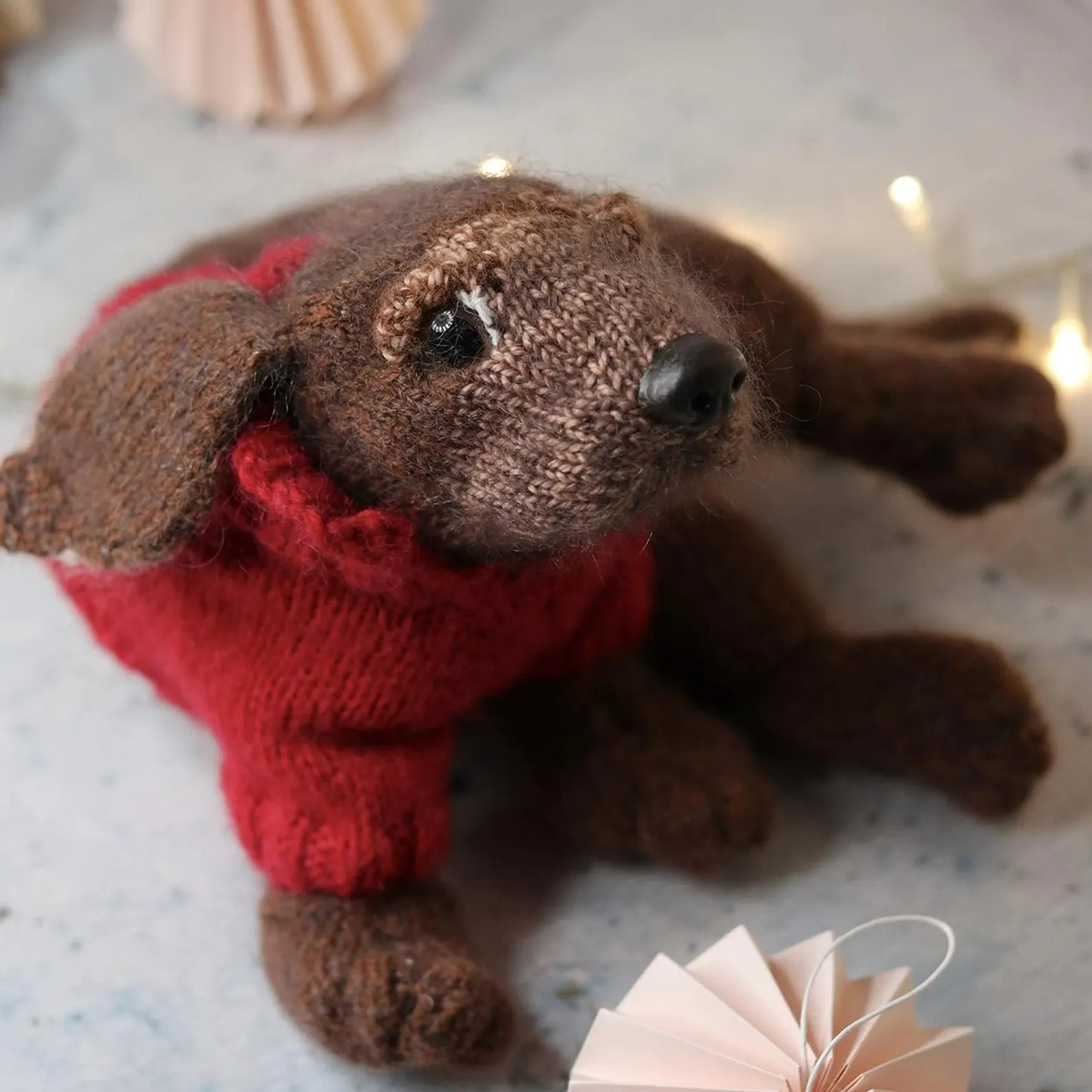 Long-Eared Companion Pup Knitting Pattern