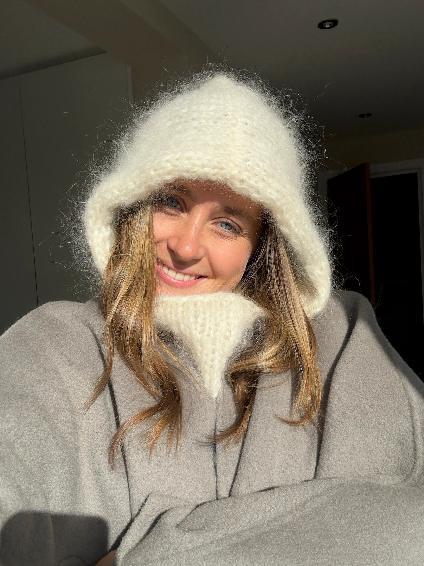 Balaclava Poncho-pair Knitting Pattern