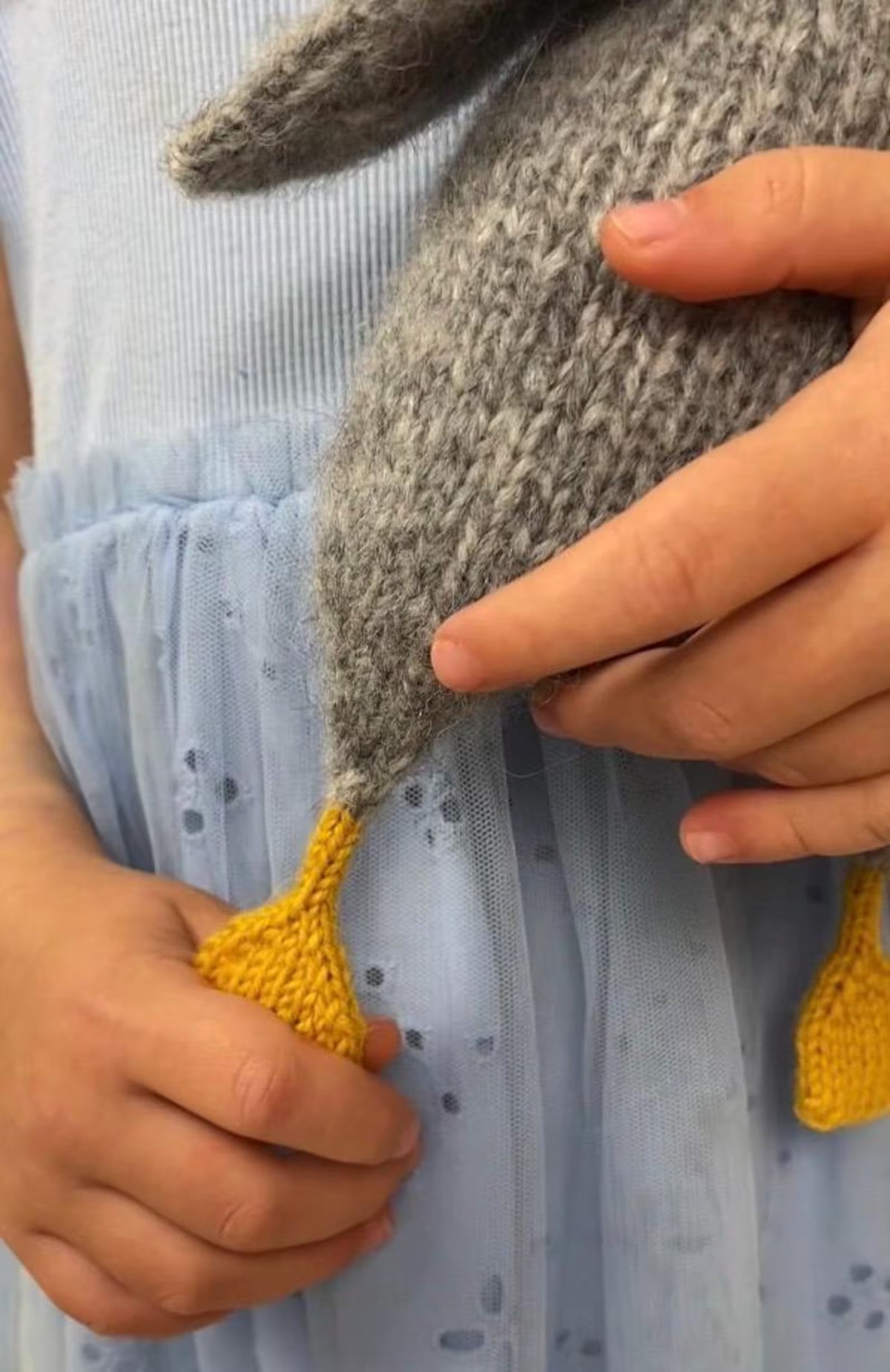Charming Garden Goose Knitting Pattern