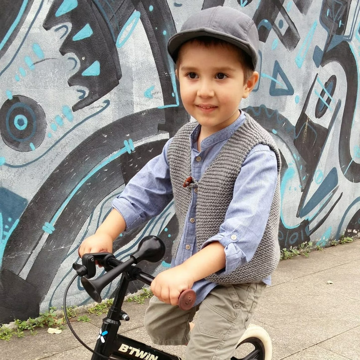 Smart Junior Layering Vest Knitting Pattern
