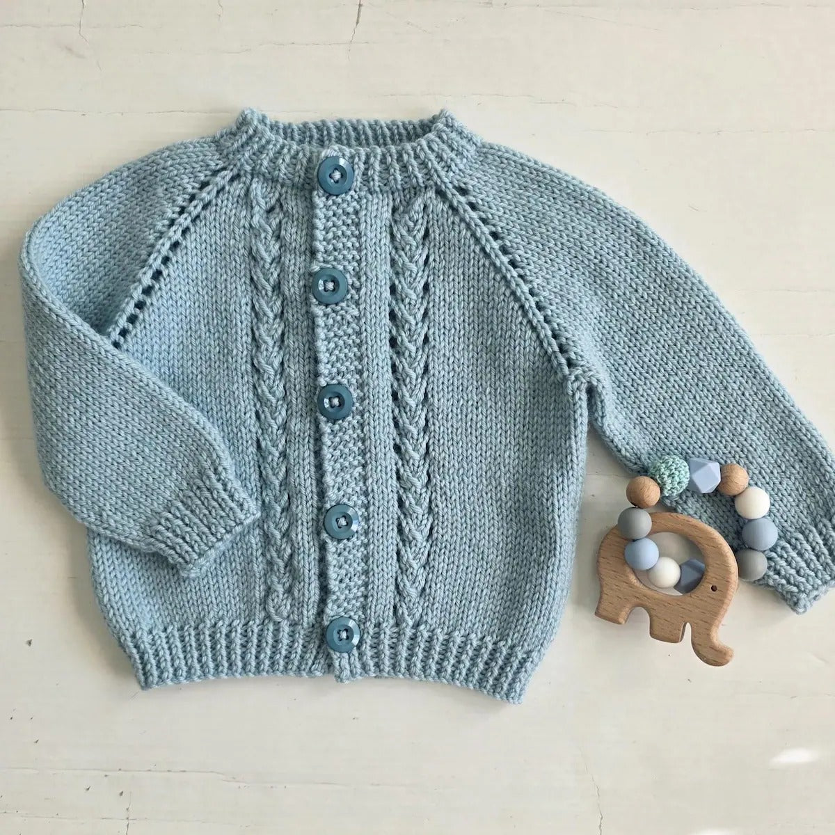 Rustic Little Explorer Cardigan Knitting Pattern