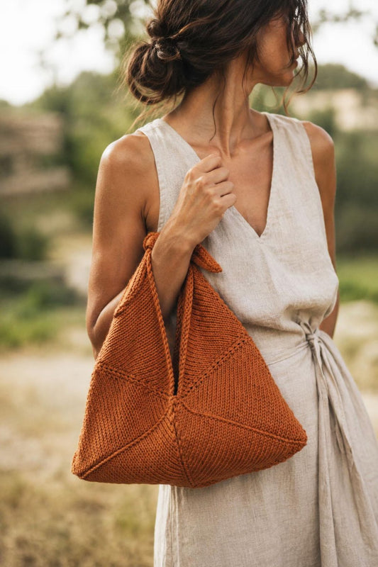 Everyday Foldover Carry Bag Knitting Pattern
